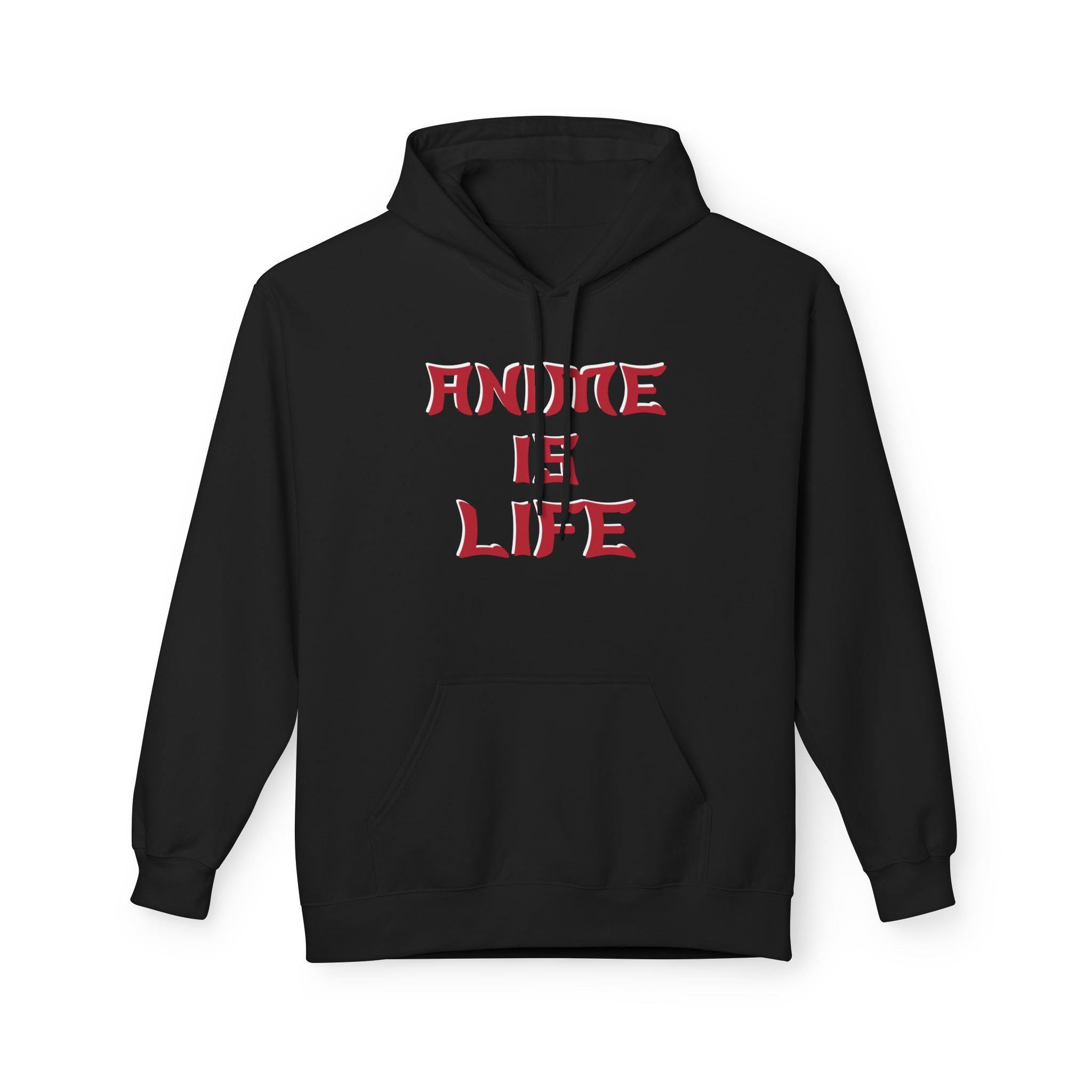 Anime Is Life Graphic Hoodie Printify