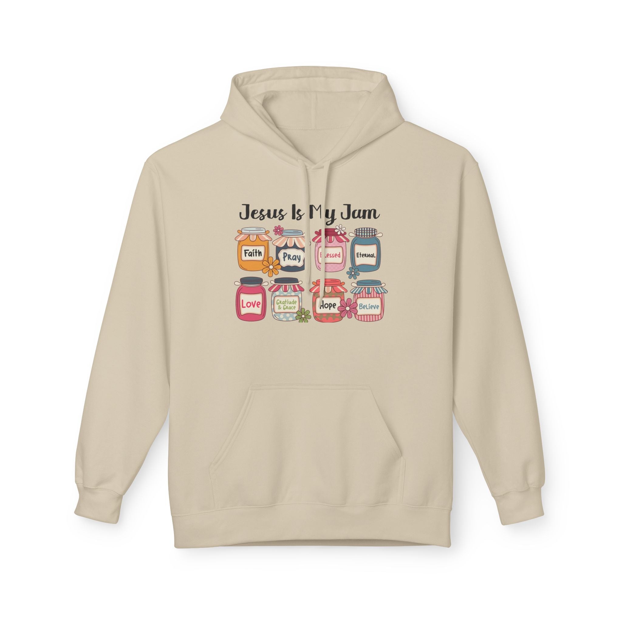 Jesus Is My Jam Graphic Hoodie Printify