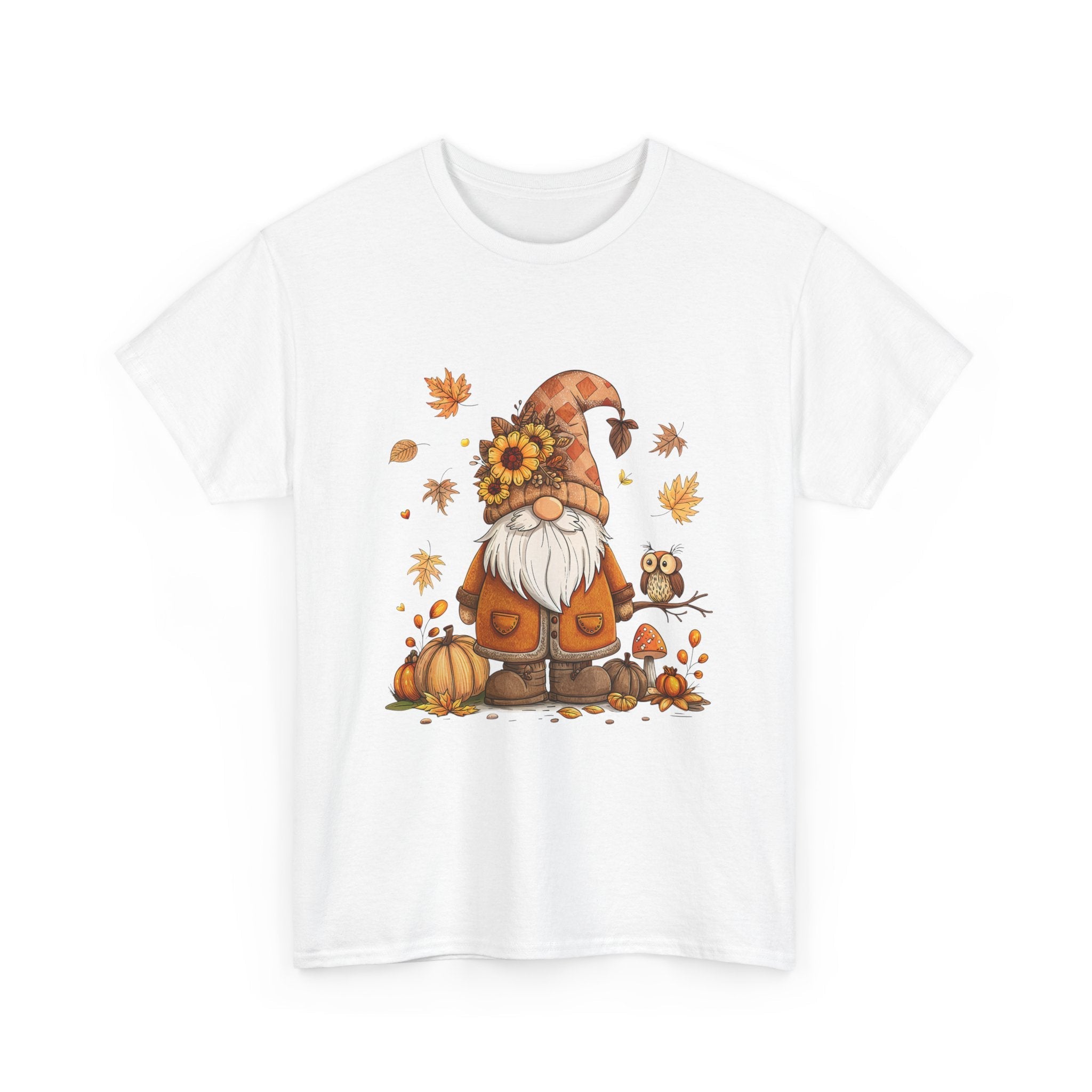 Fall Gnome Retro Unisex T- Shirt Printify
