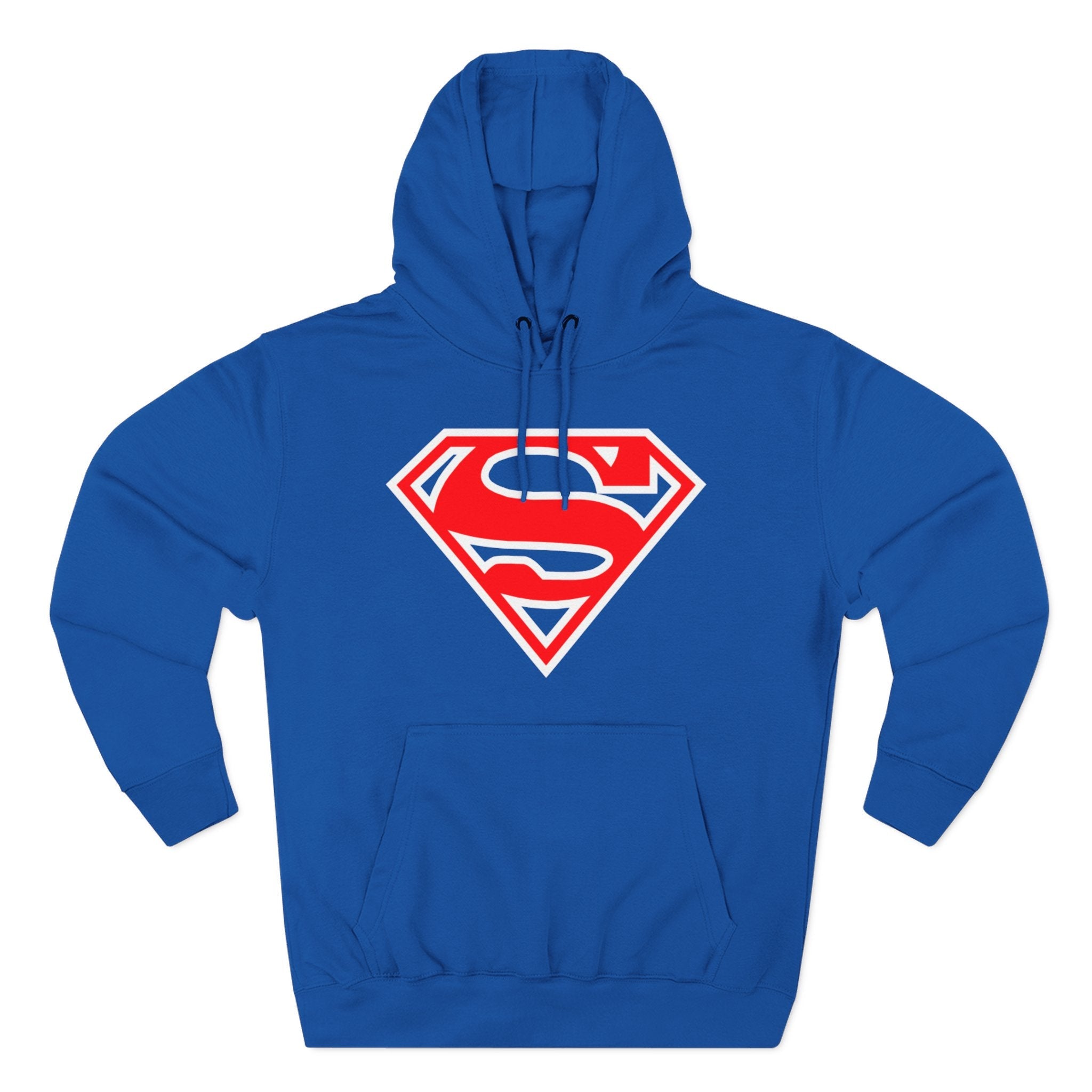 Superman Premium Fleece Hoodie Printify