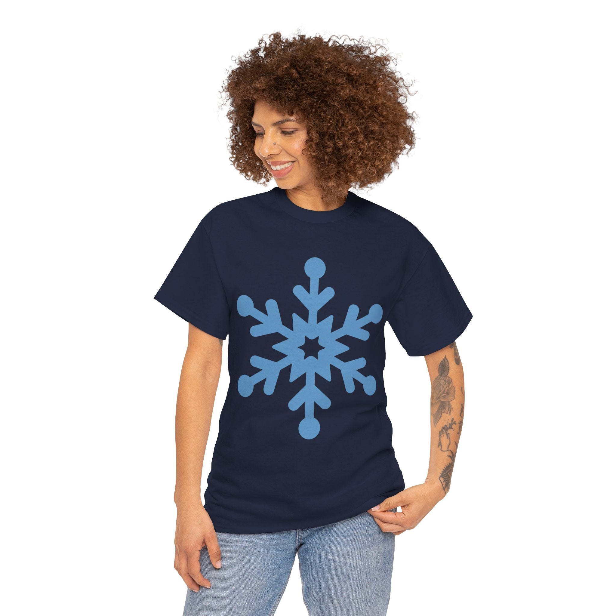 Cozy Winter Snowflake Unisex T-shirt Printify
