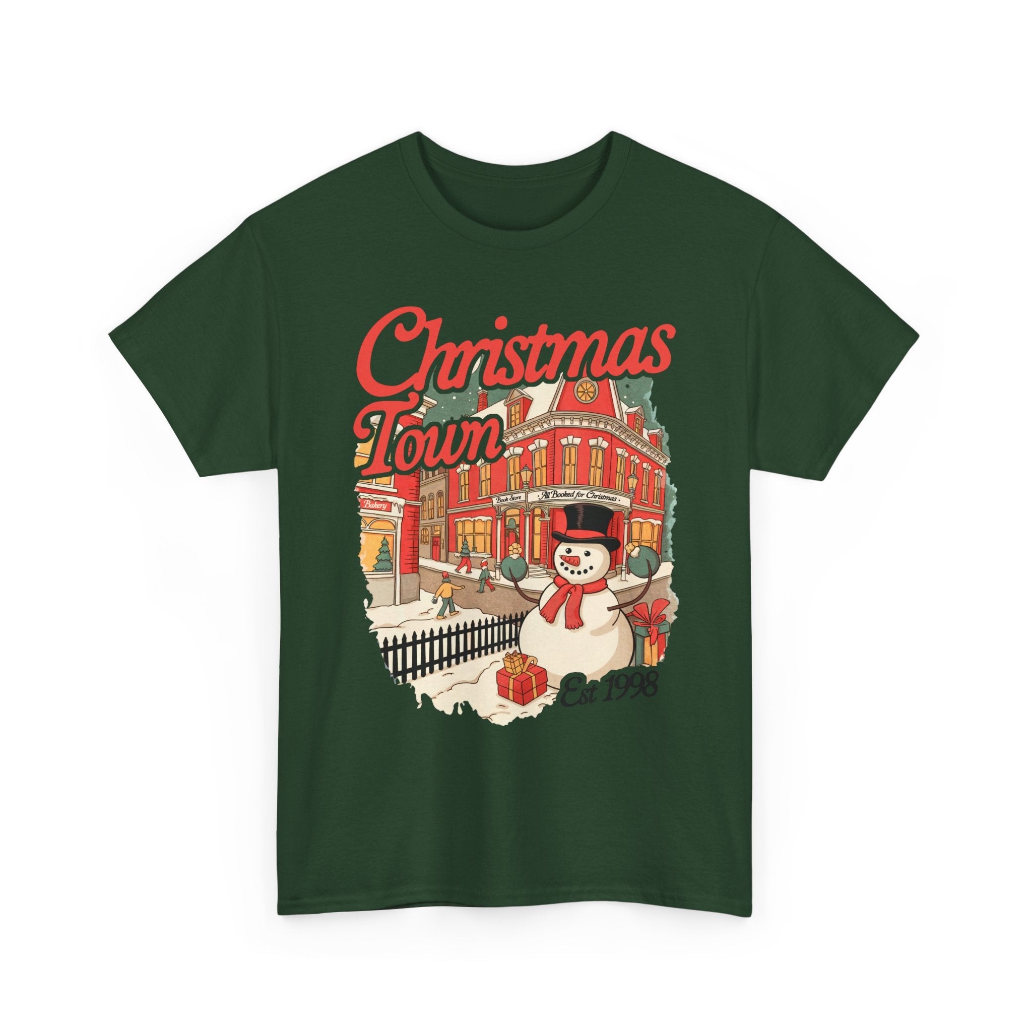 Christmas Town Unisex Graphic T- Shirt Printify