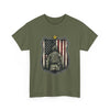 Patriotic American Soldier Shield T- Shirt Printify