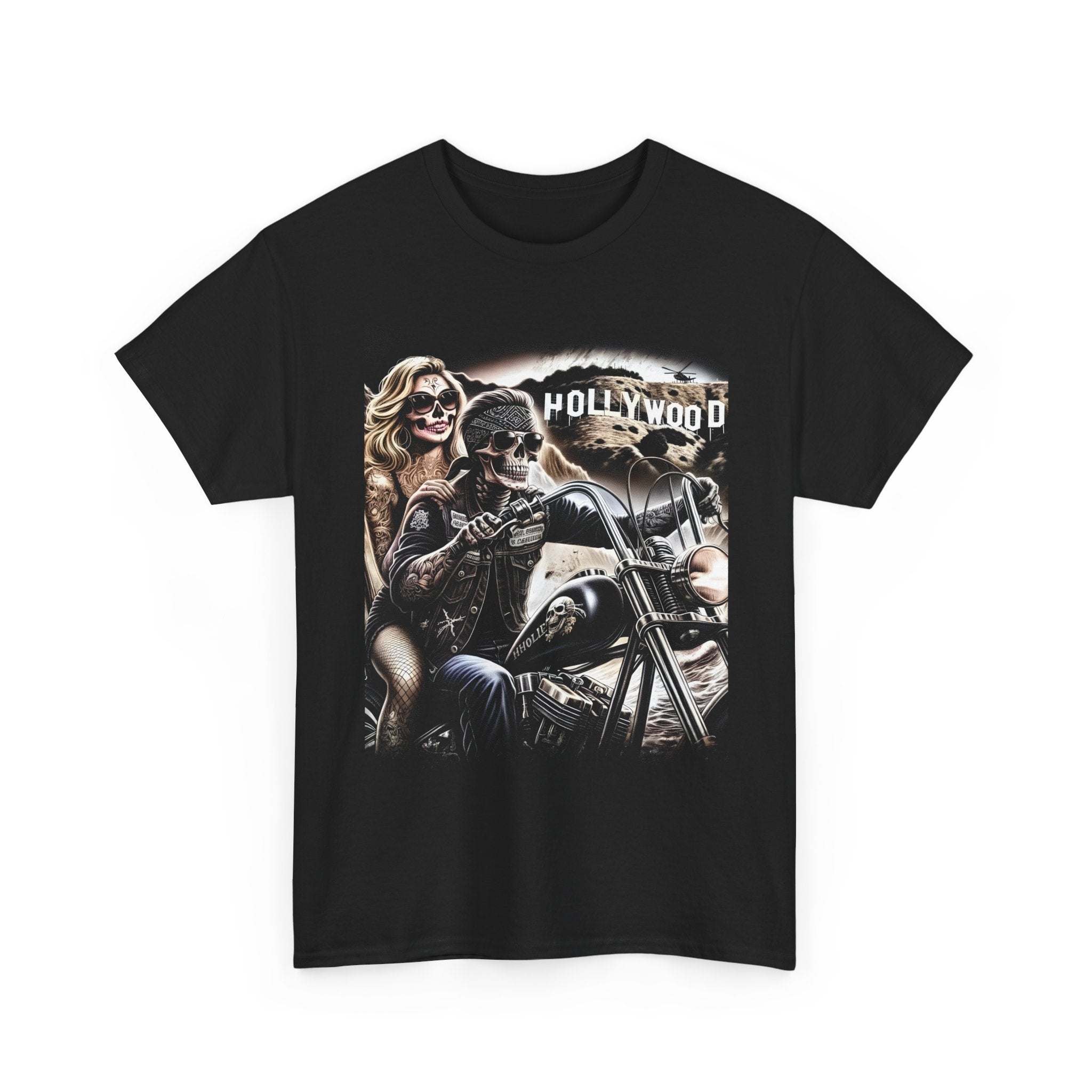 Hollywood Biker Vintage T- Shirt Printify