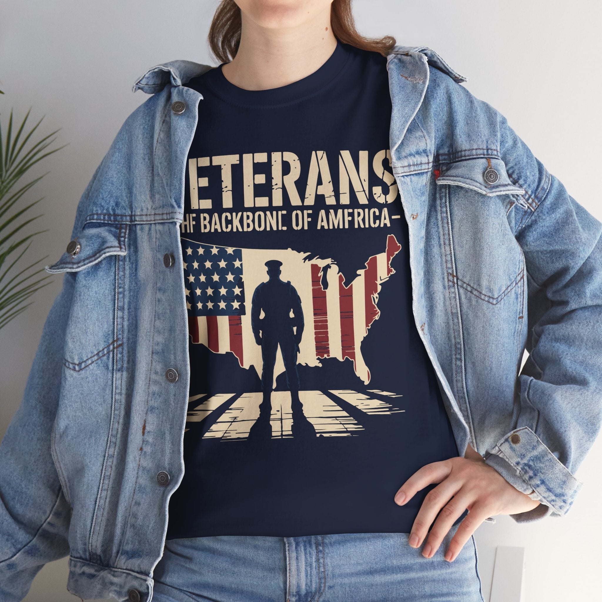 Veterans Tribute the Backbone of America T-Shirt Printify