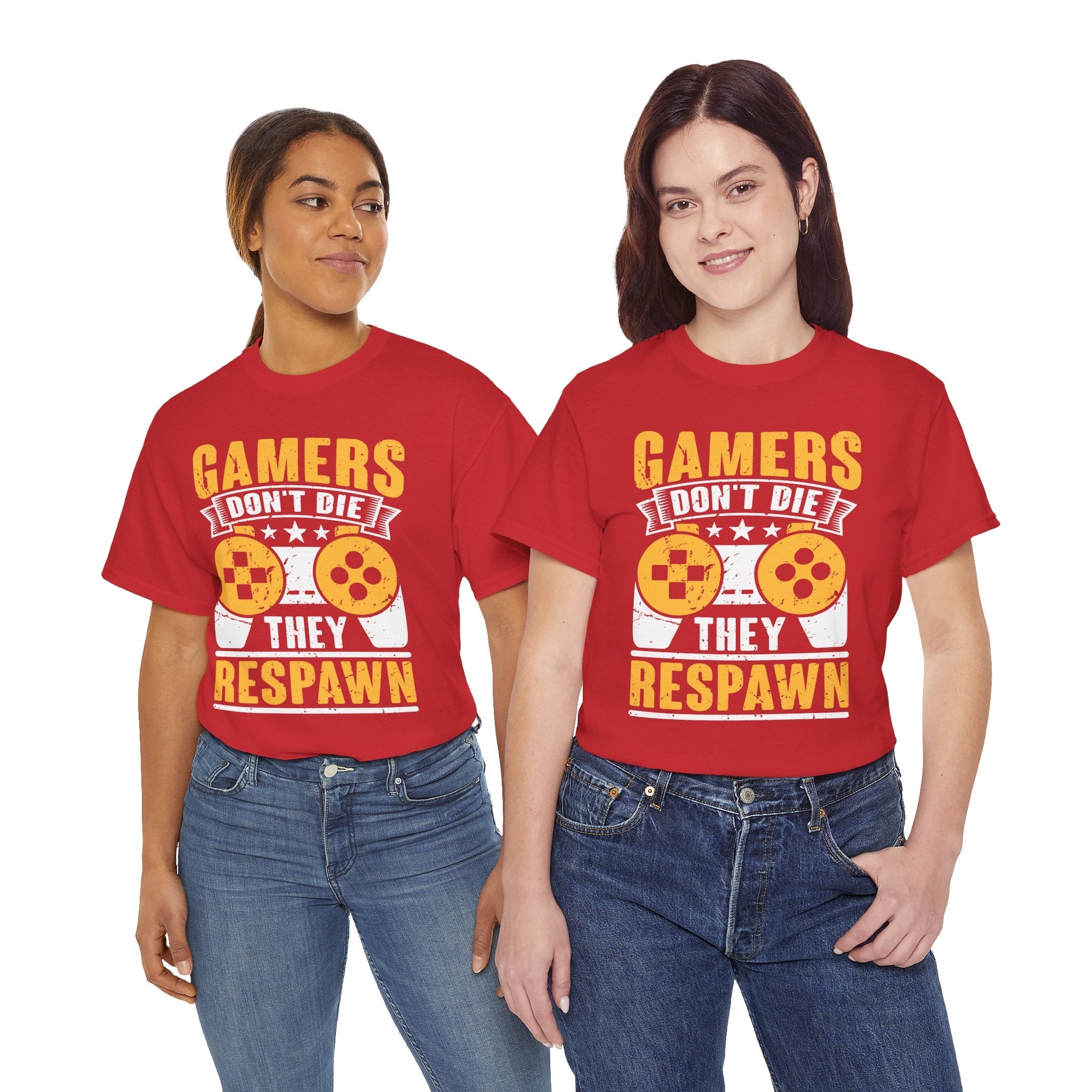 Gamers Don’t Die, They Respawn Unisex T-Shirt Printify