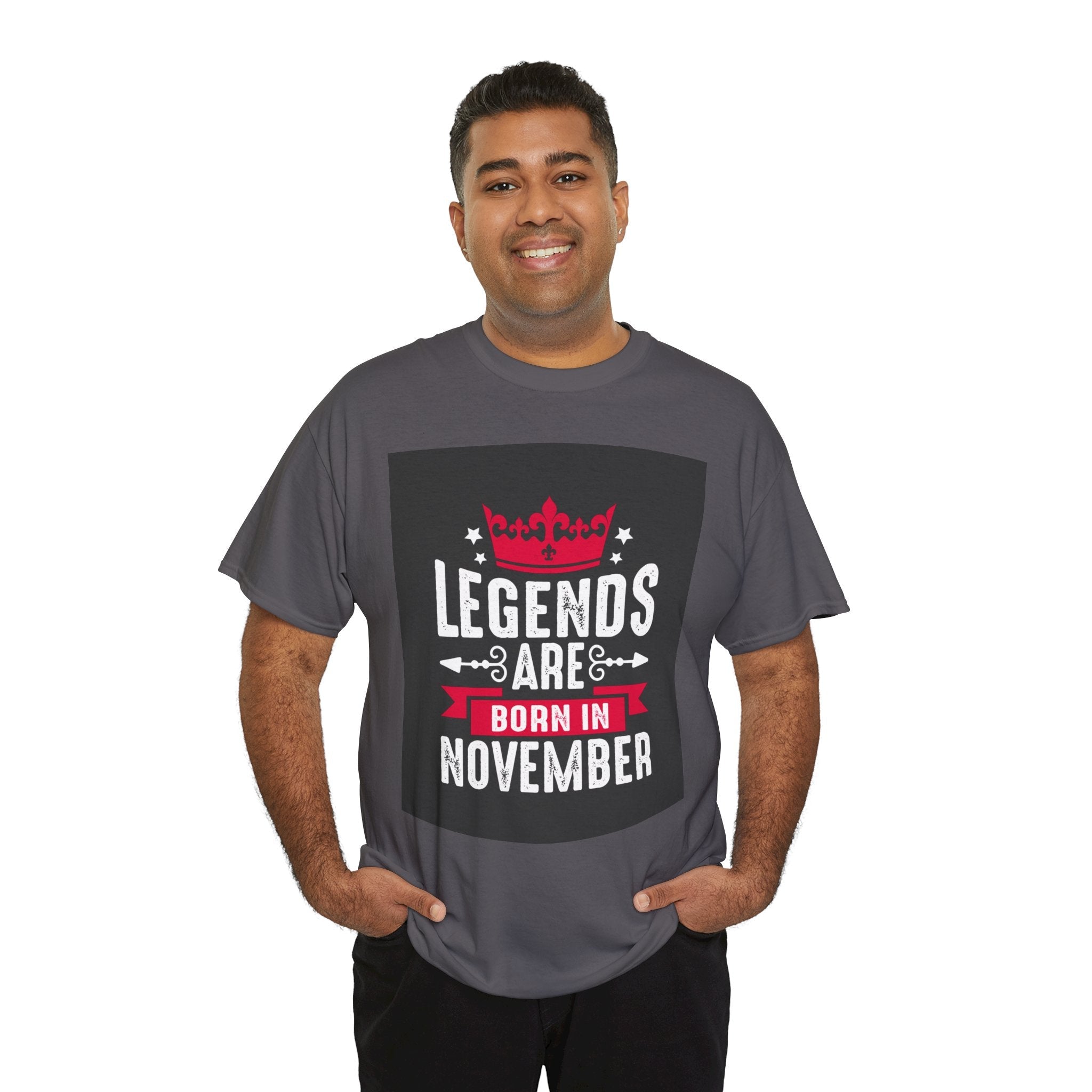 Legends Born in November Unisex T- Shirt Printify