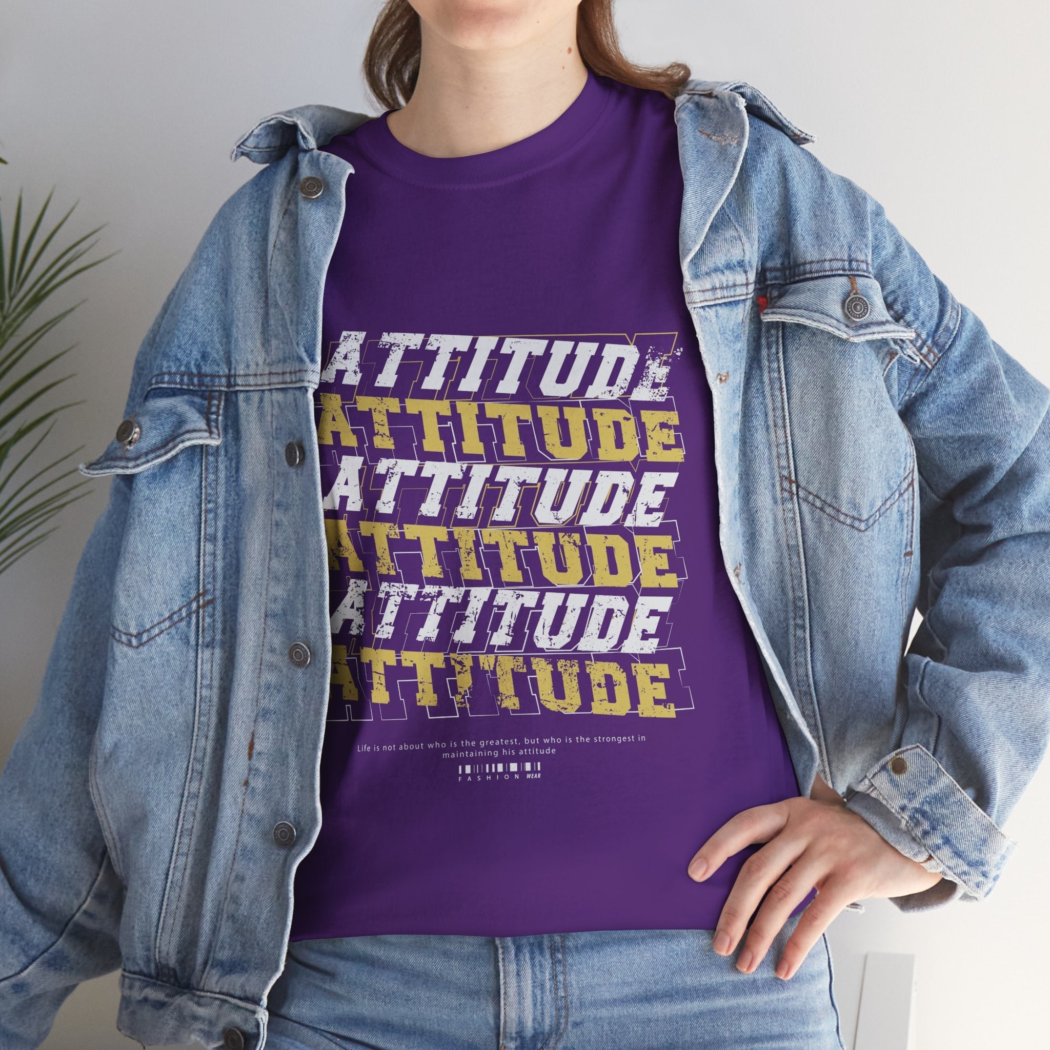 Bold Attitude Slogan T- Shirt Printify