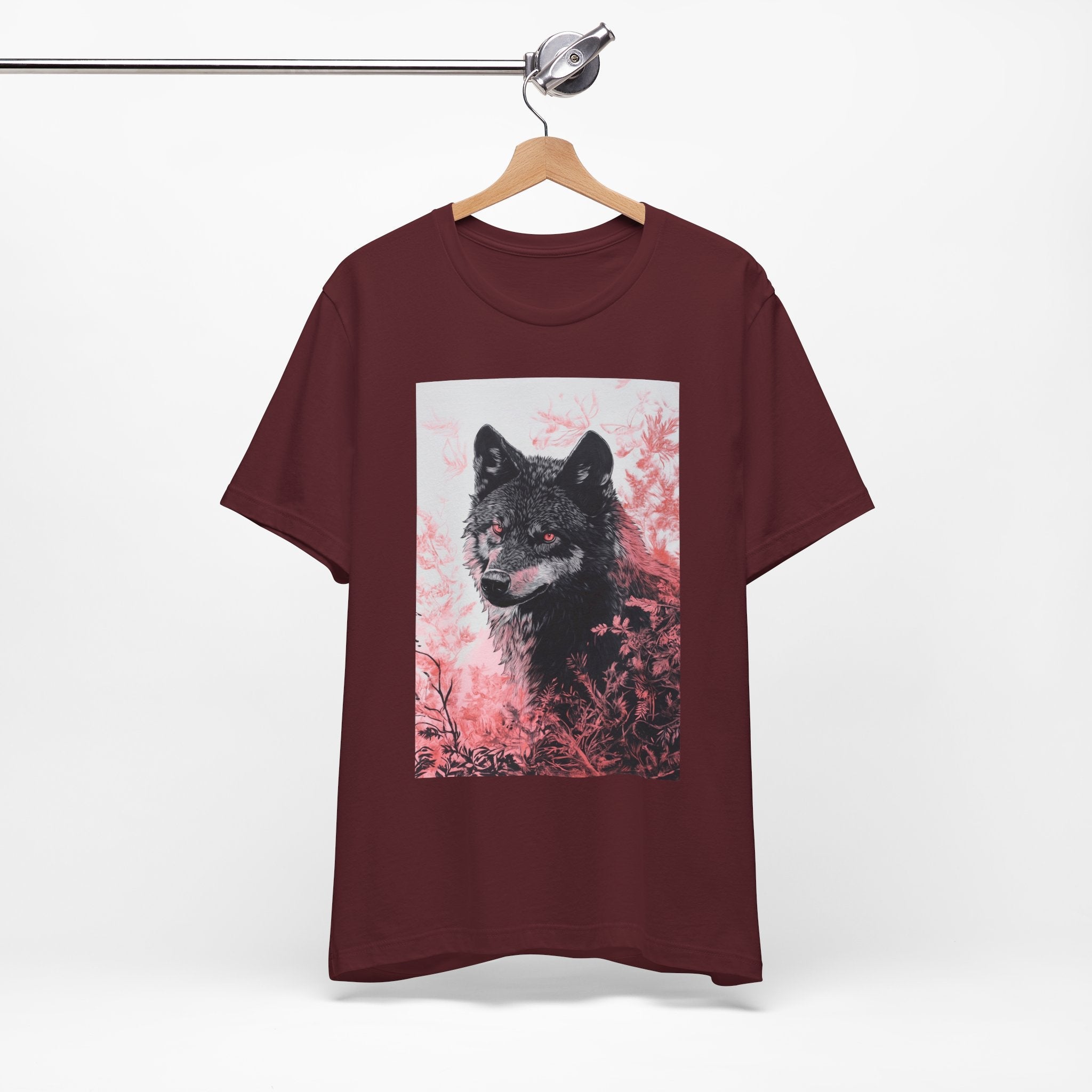 Artistic Wolf Graphic T- Shirt Printify