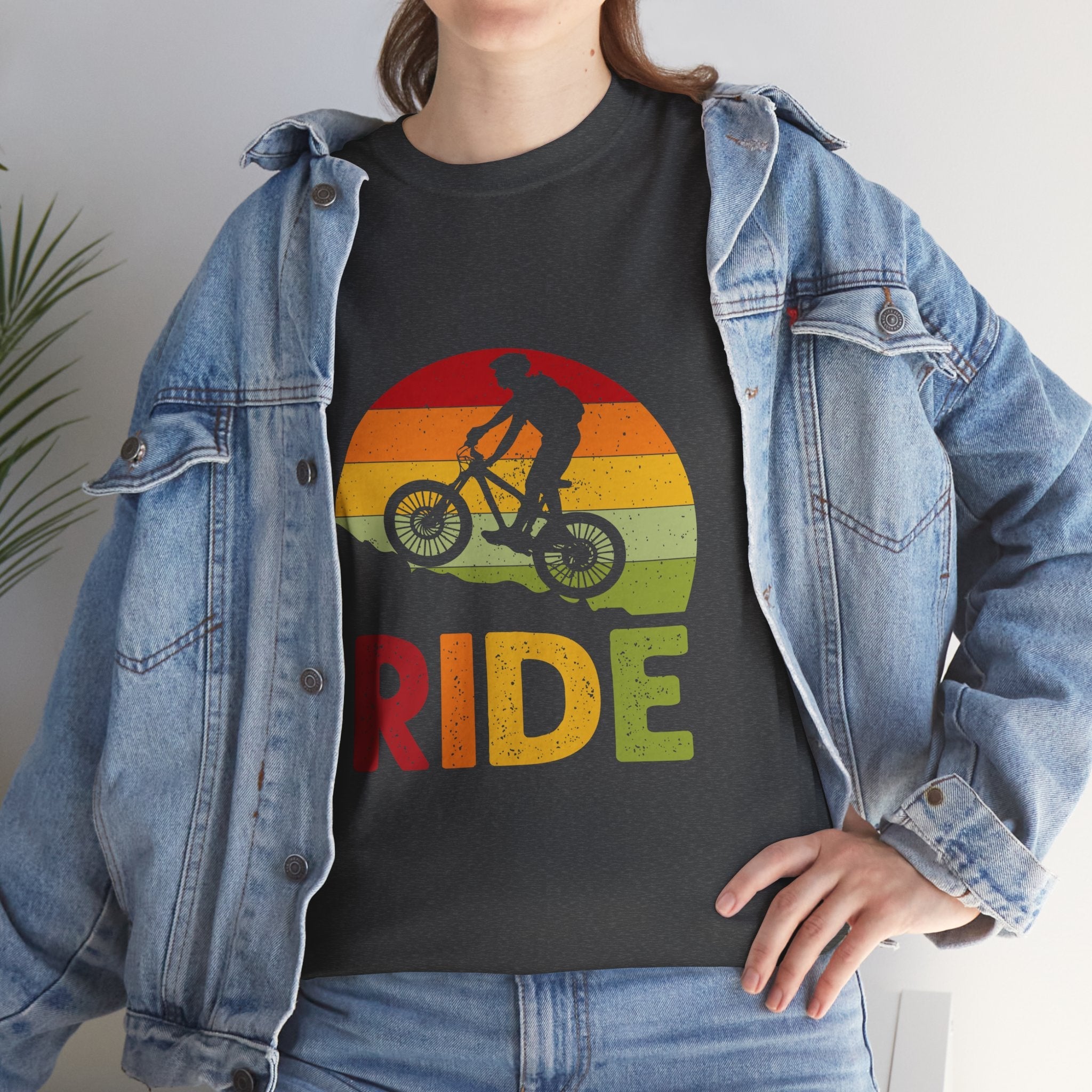 MTB Biking Graphic T-Shirt Printify