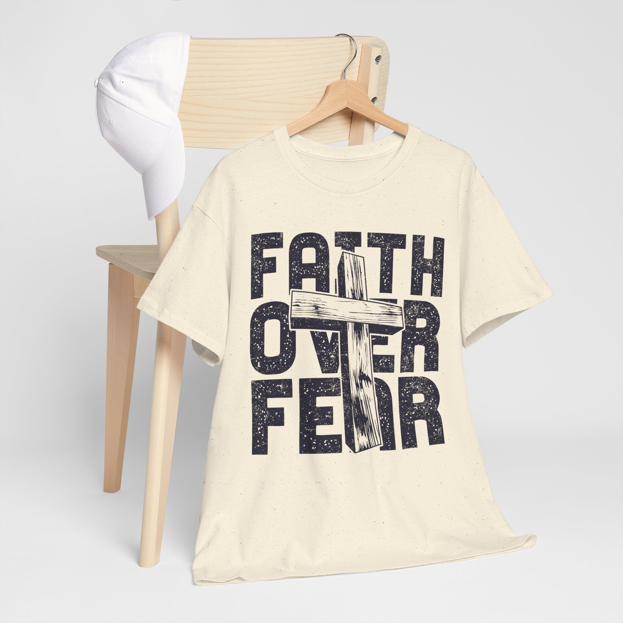 Faith Over Fear Graphic T-Shirt Printify