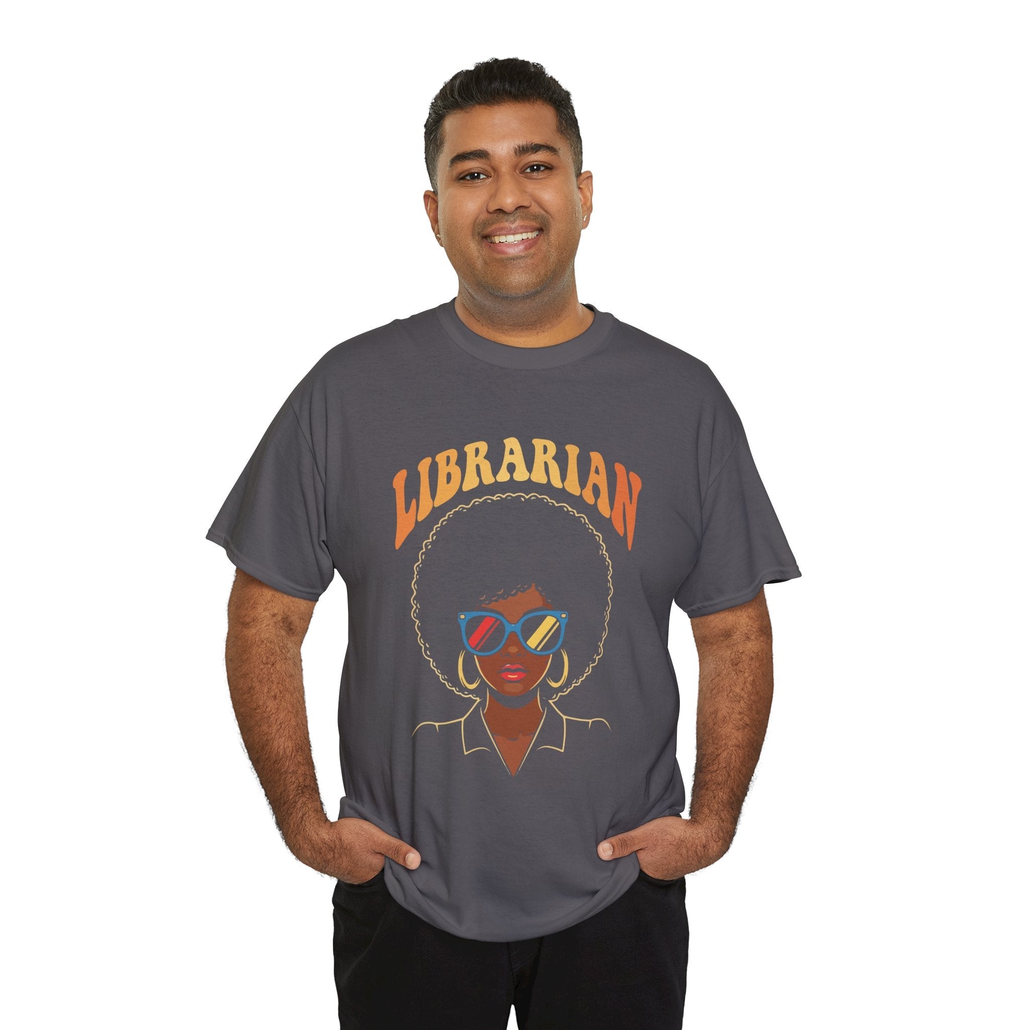 Cool Librarian Unisex Vintage T- Shirt Printify