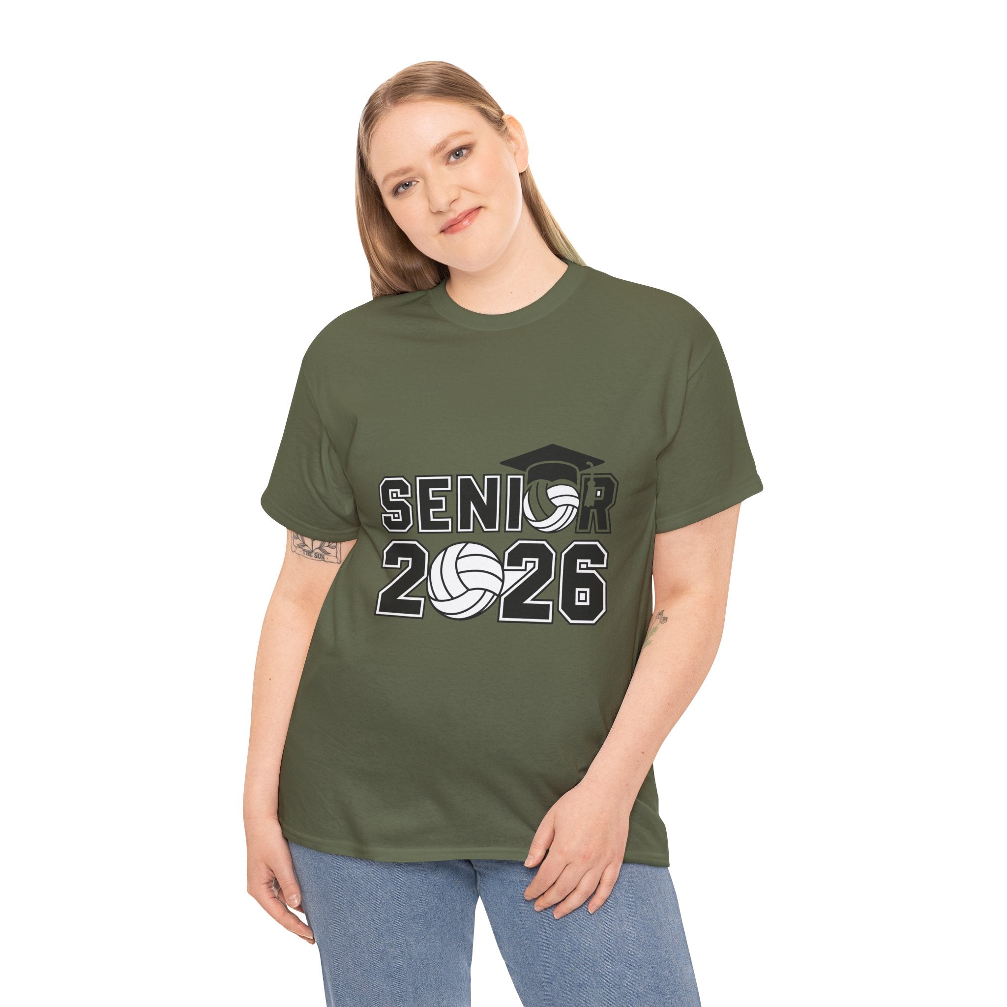 Senior 2026 Volleyball Graduation T- Shirt Printify