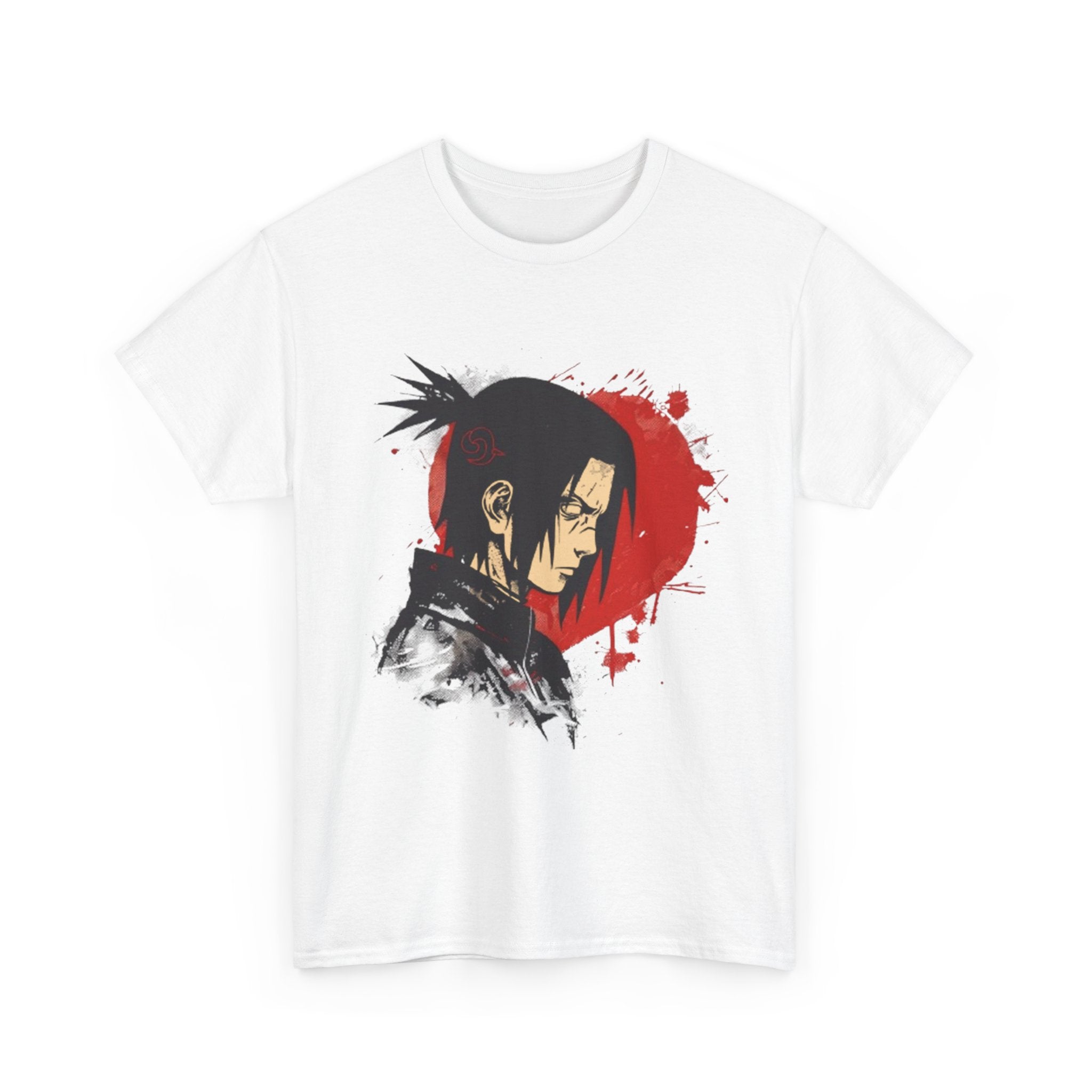 Samurai Shadow Anime Graphic T- Shirt Printify