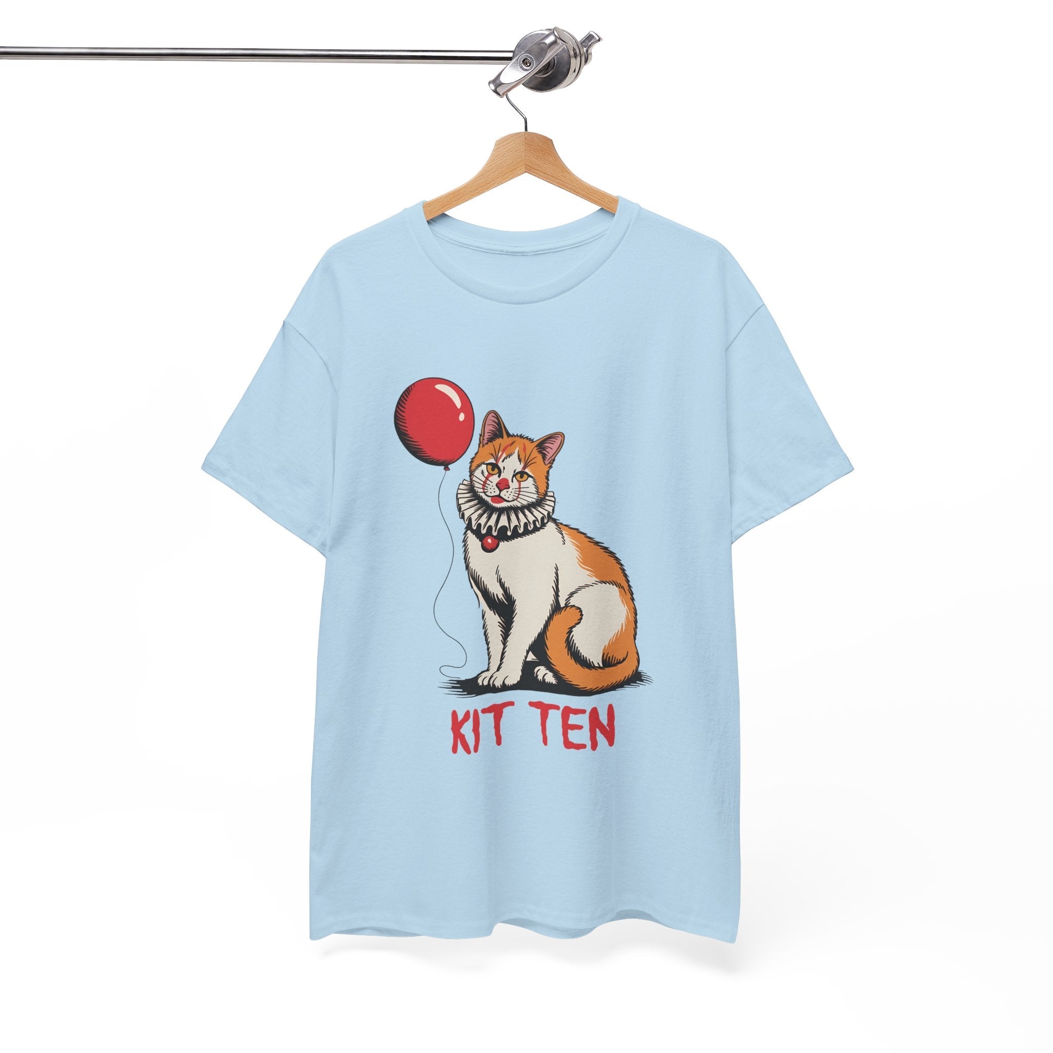 Cute Cat Balloon Graphic T-Shirt Printify