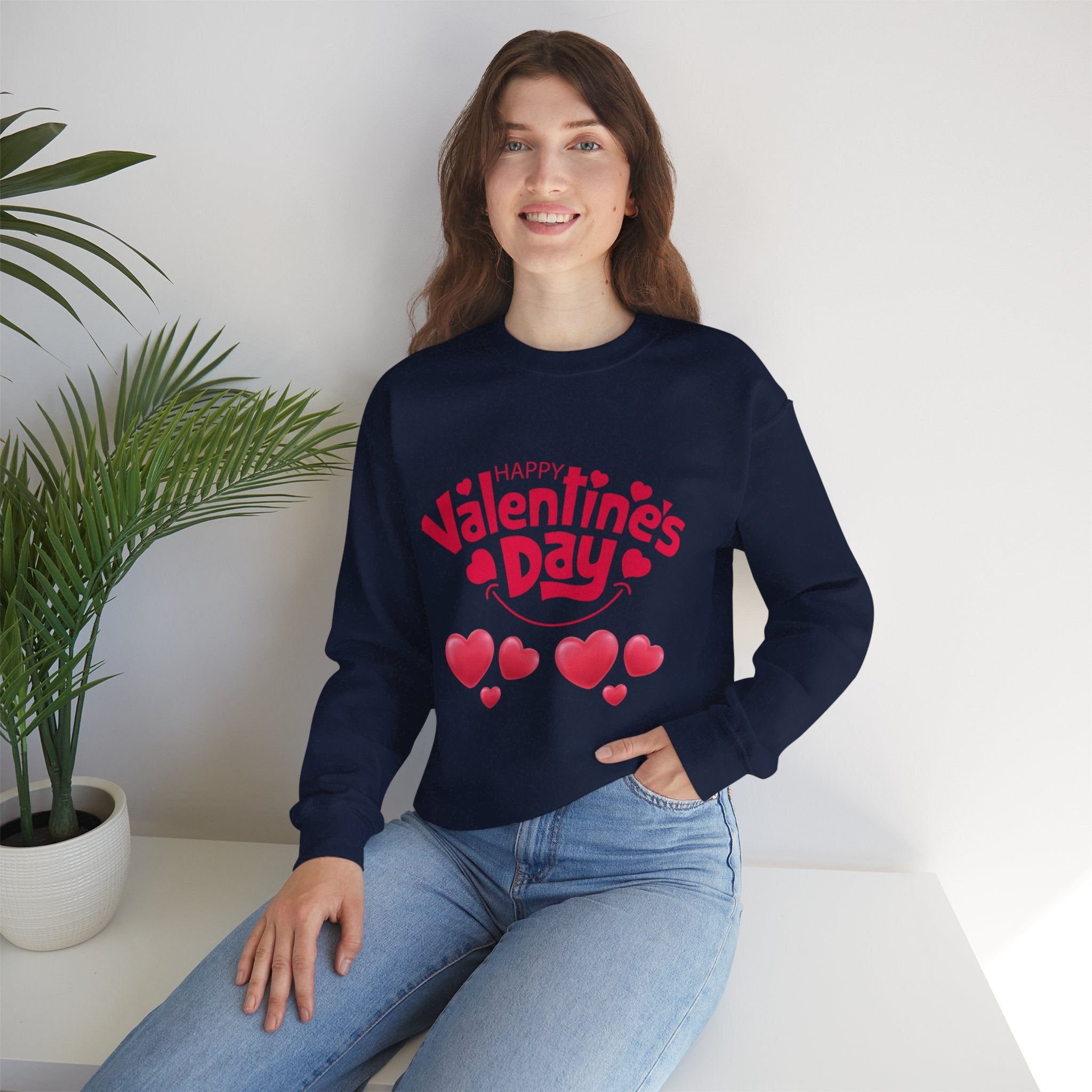 Valentine's Day Crewneck Sweatshirt Printify