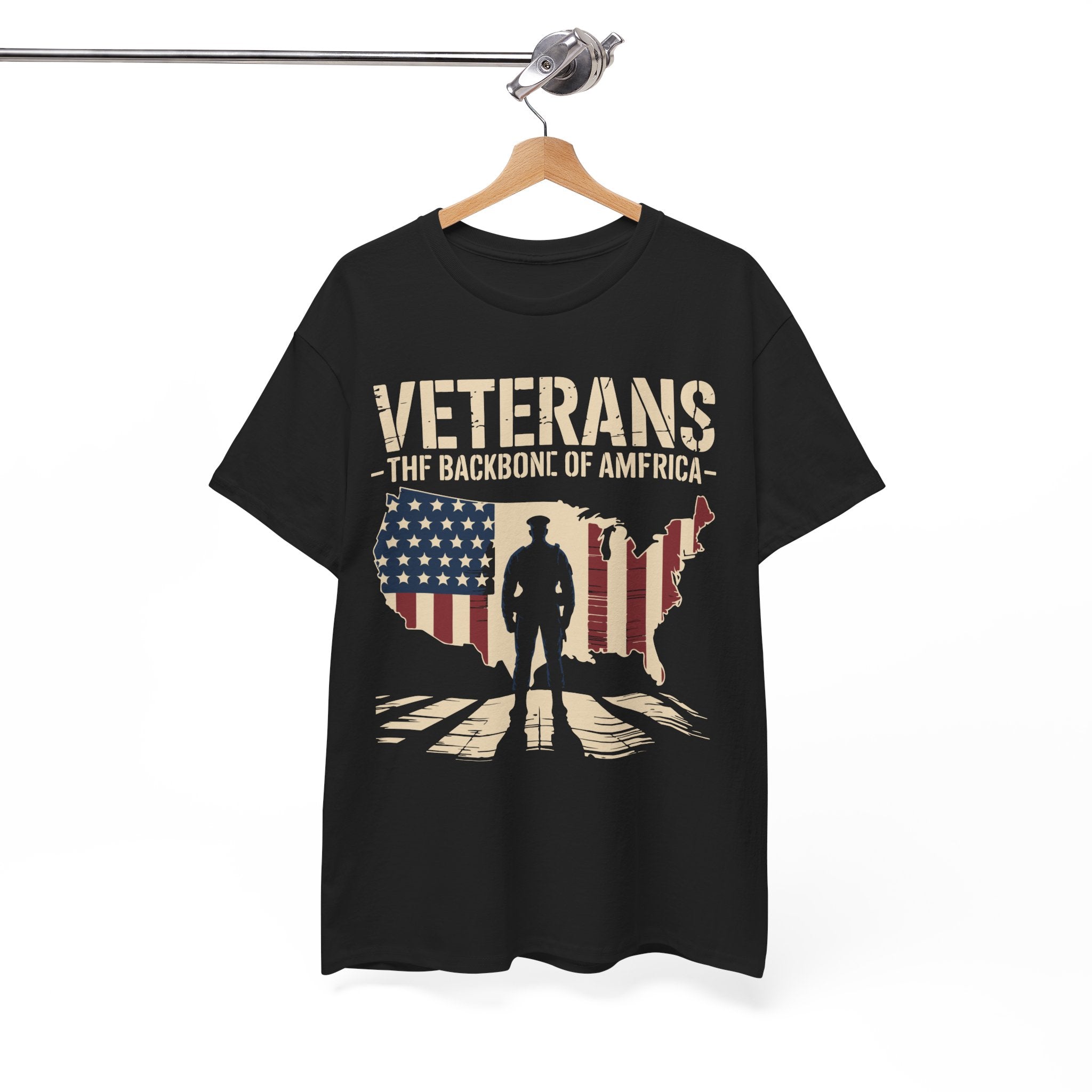 Veterans Tribute the Backbone of America T-Shirt Printify