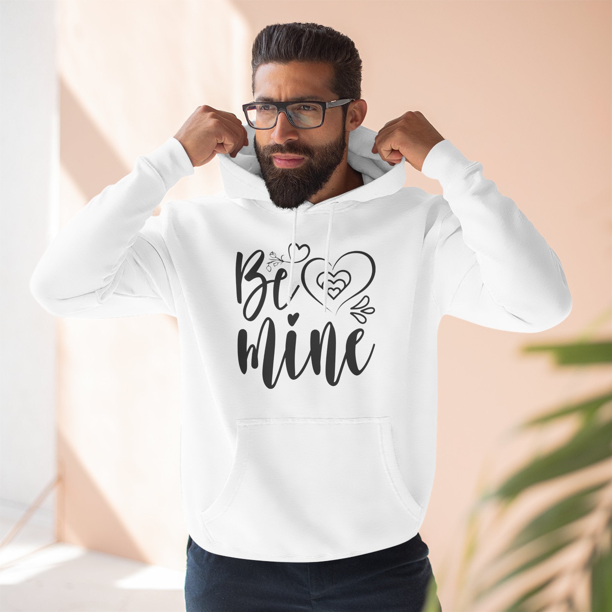 Be Mine - Romantic Heart Hoodie Printify