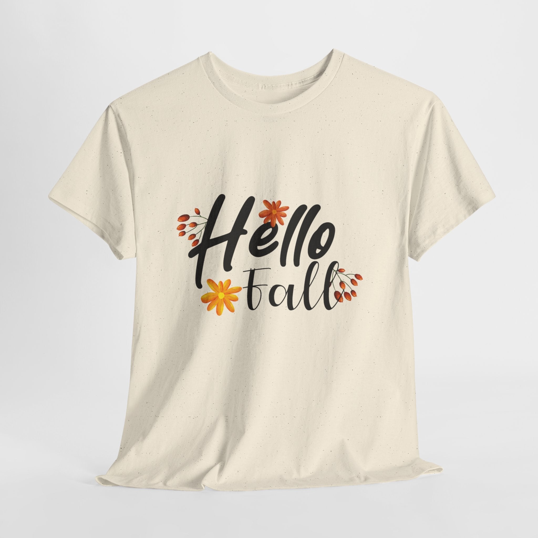 Hello Fall Graphic T-Shirt Printify