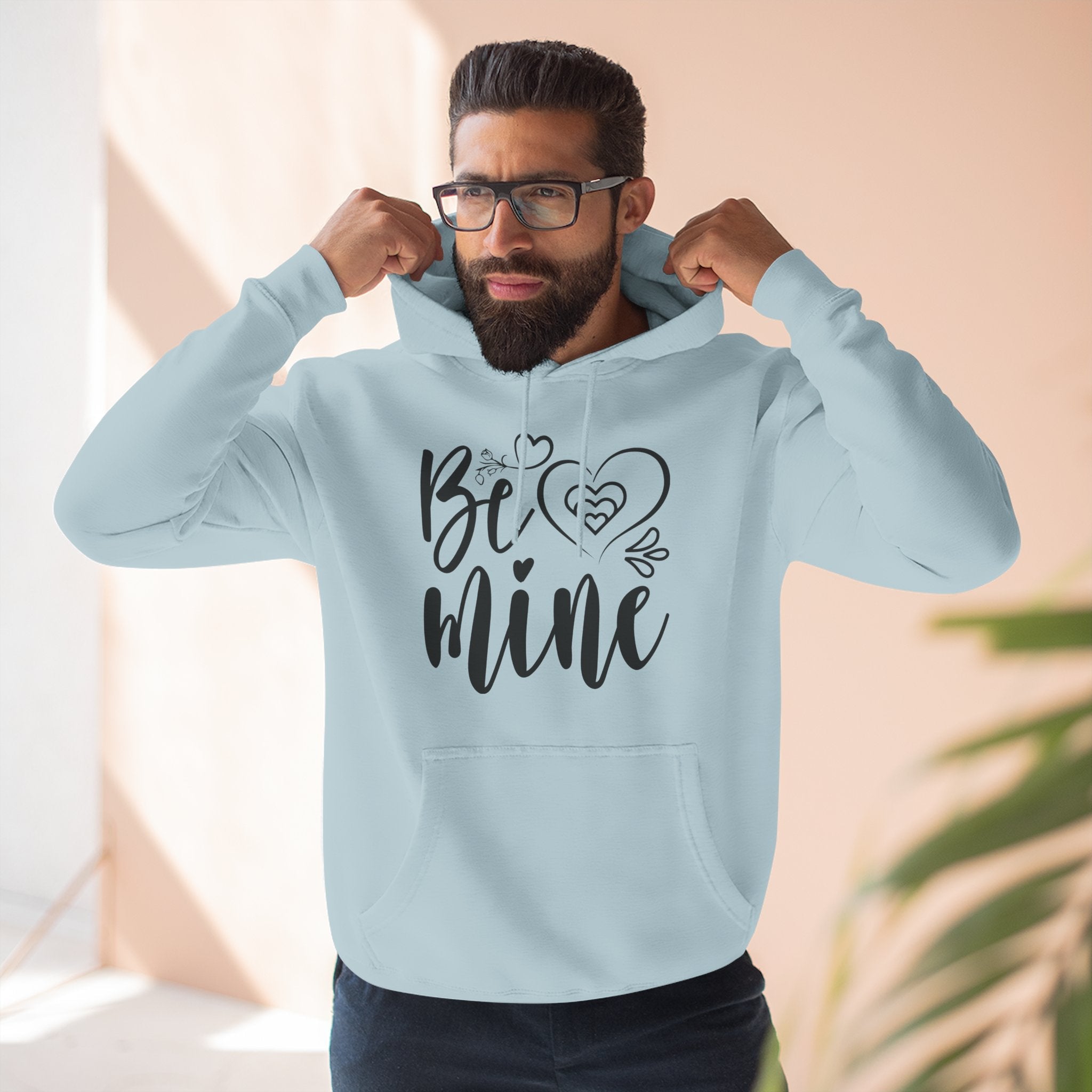 Be Mine - Romantic Heart Hoodie Printify