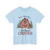 Farmhouse Christmas Graphic T- Shirt Printify