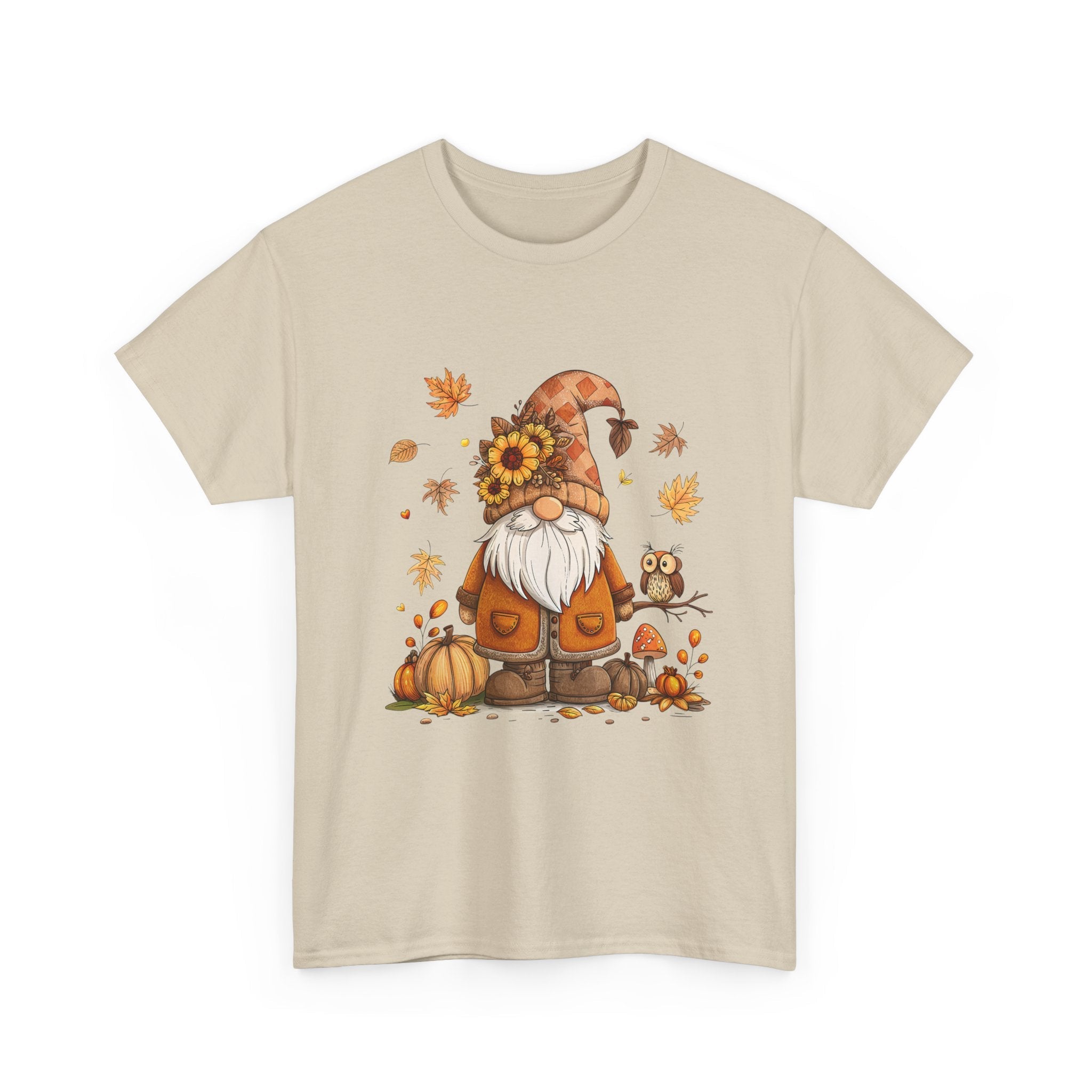 Fall Gnome Retro Unisex T- Shirt Printify