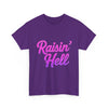 Raisin' Hell Neon Unisex Graphic T-Shirt Printify