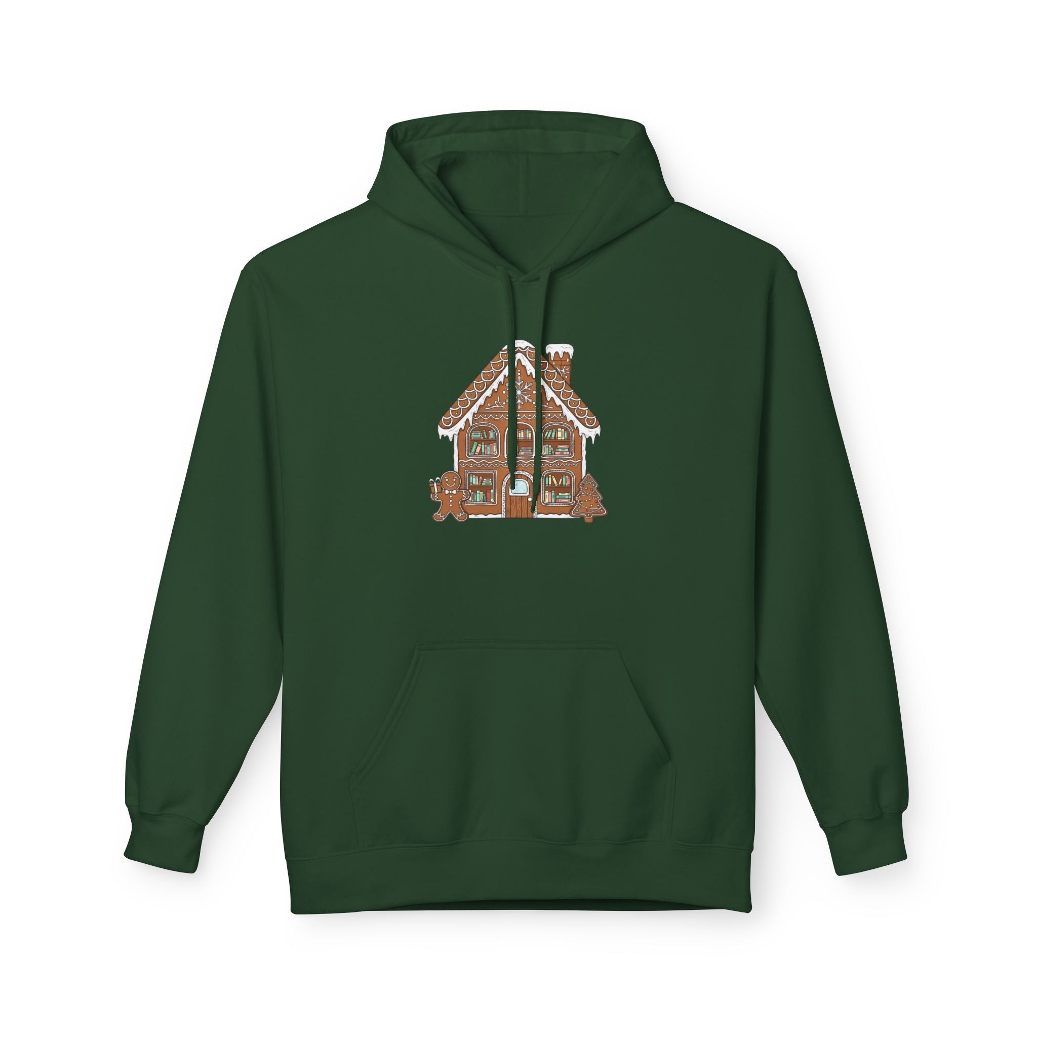 Gingerbread House Hoodie Printify