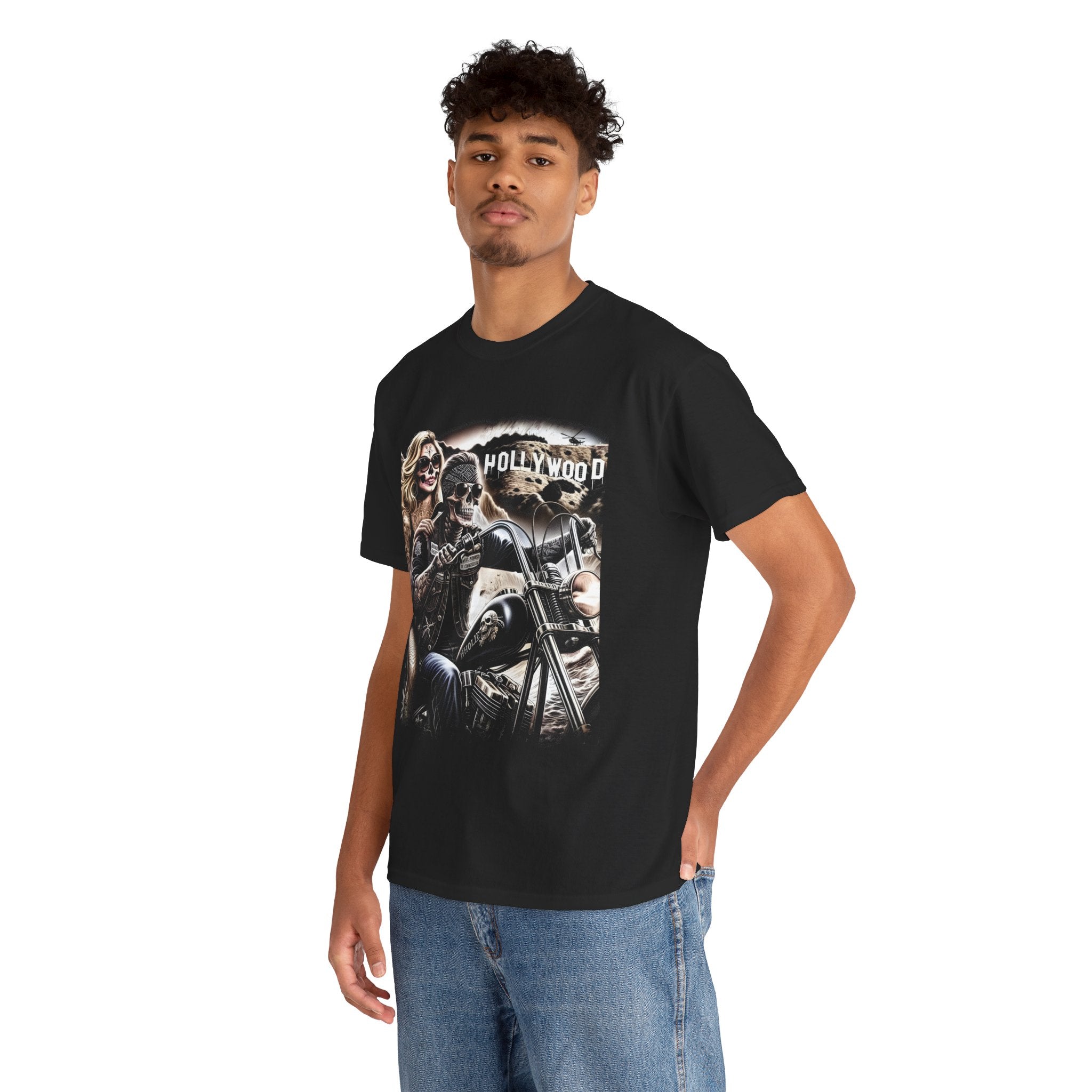 Hollywood Biker Vintage T- Shirt Printify