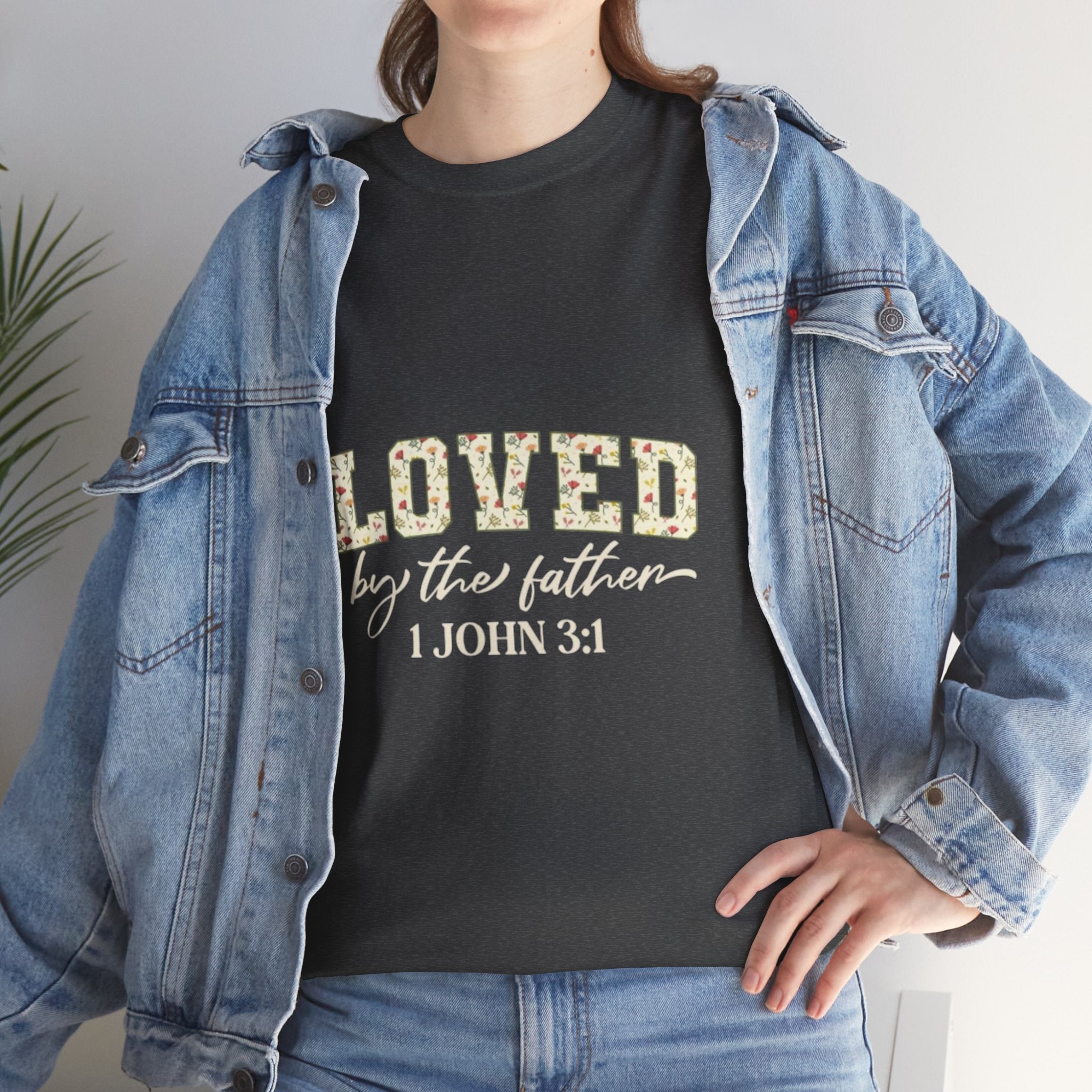 Loved by the Father T-Shirt Printify