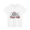 Santa's Watchful Unisex Christmas T-Shirt Printify