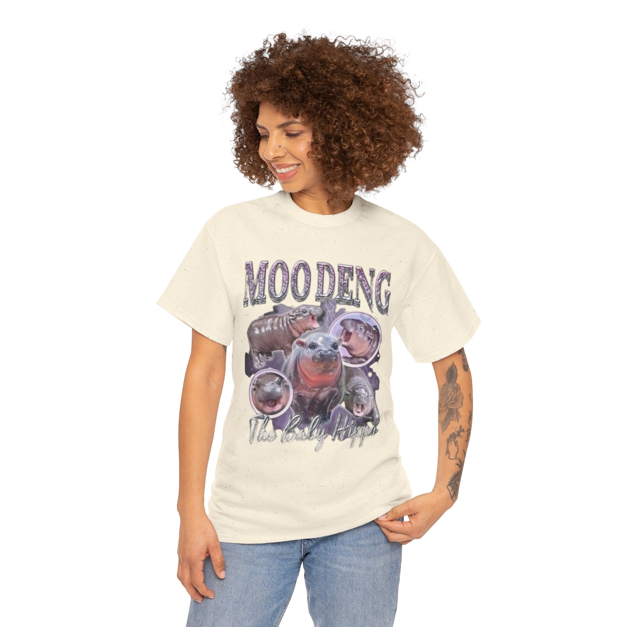 Moo Deng The Baby Hippo T-Shirt Printify