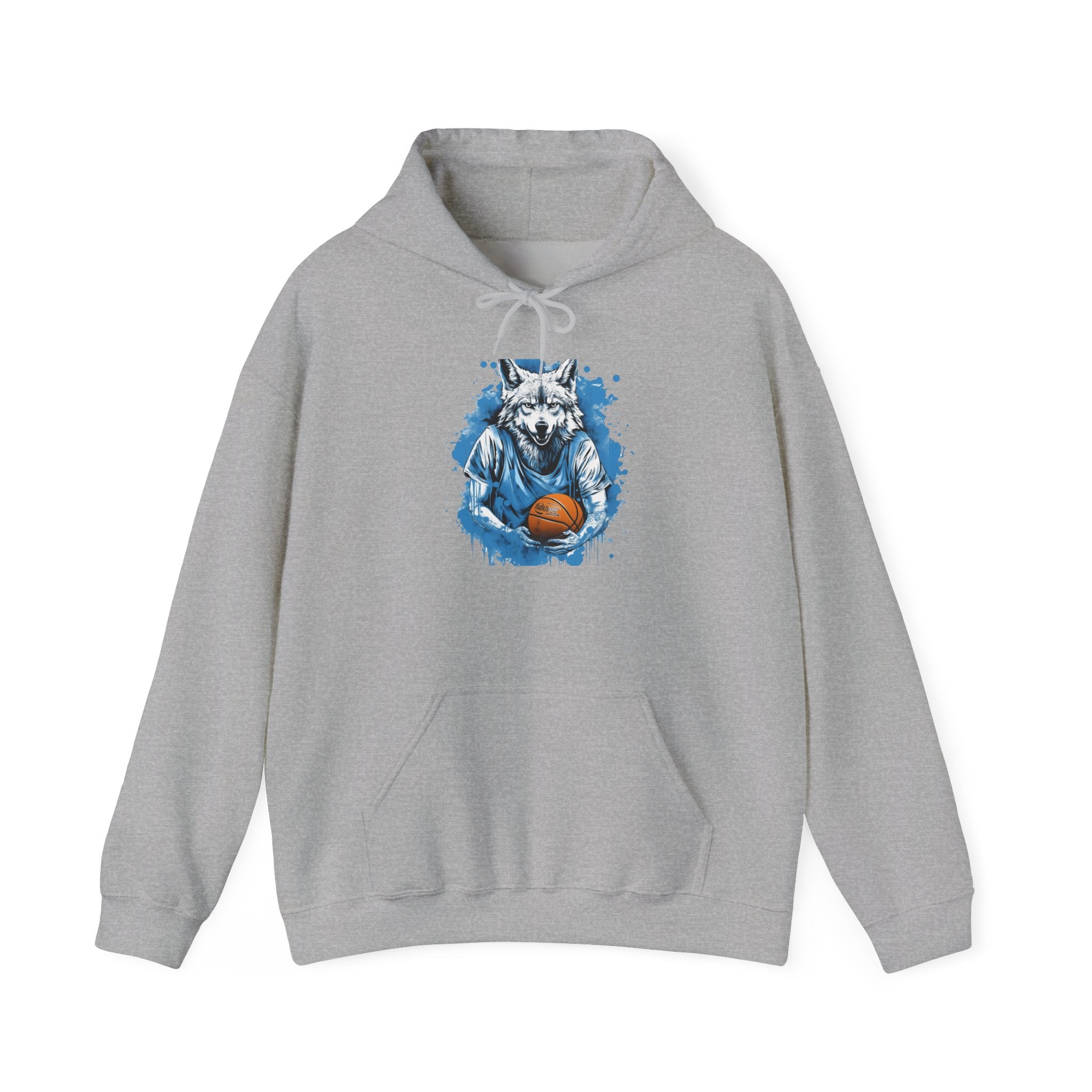 Wolf Basketball Graphic Hoodie