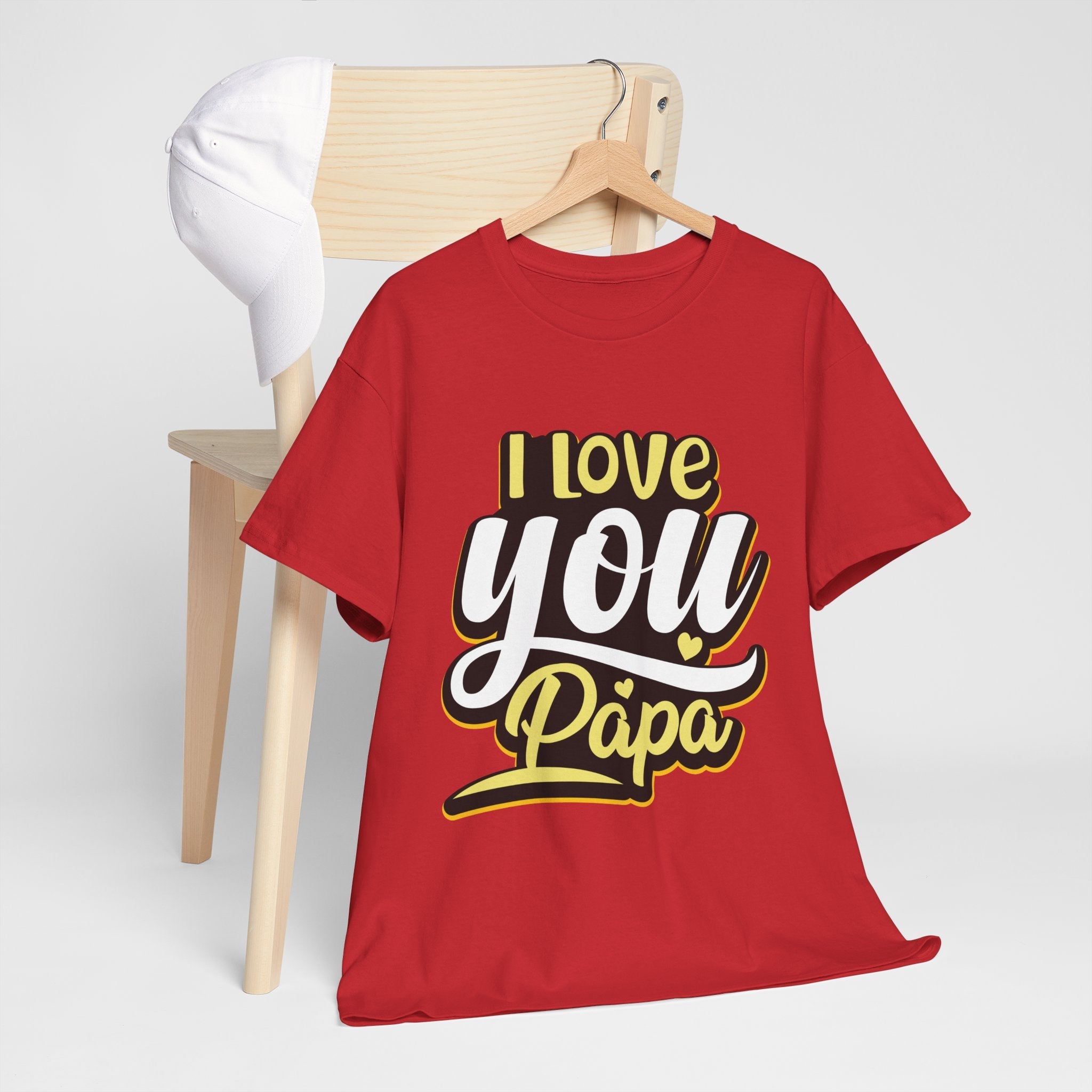 I Love You Papa Unisex Graphic T-Shirt Printify