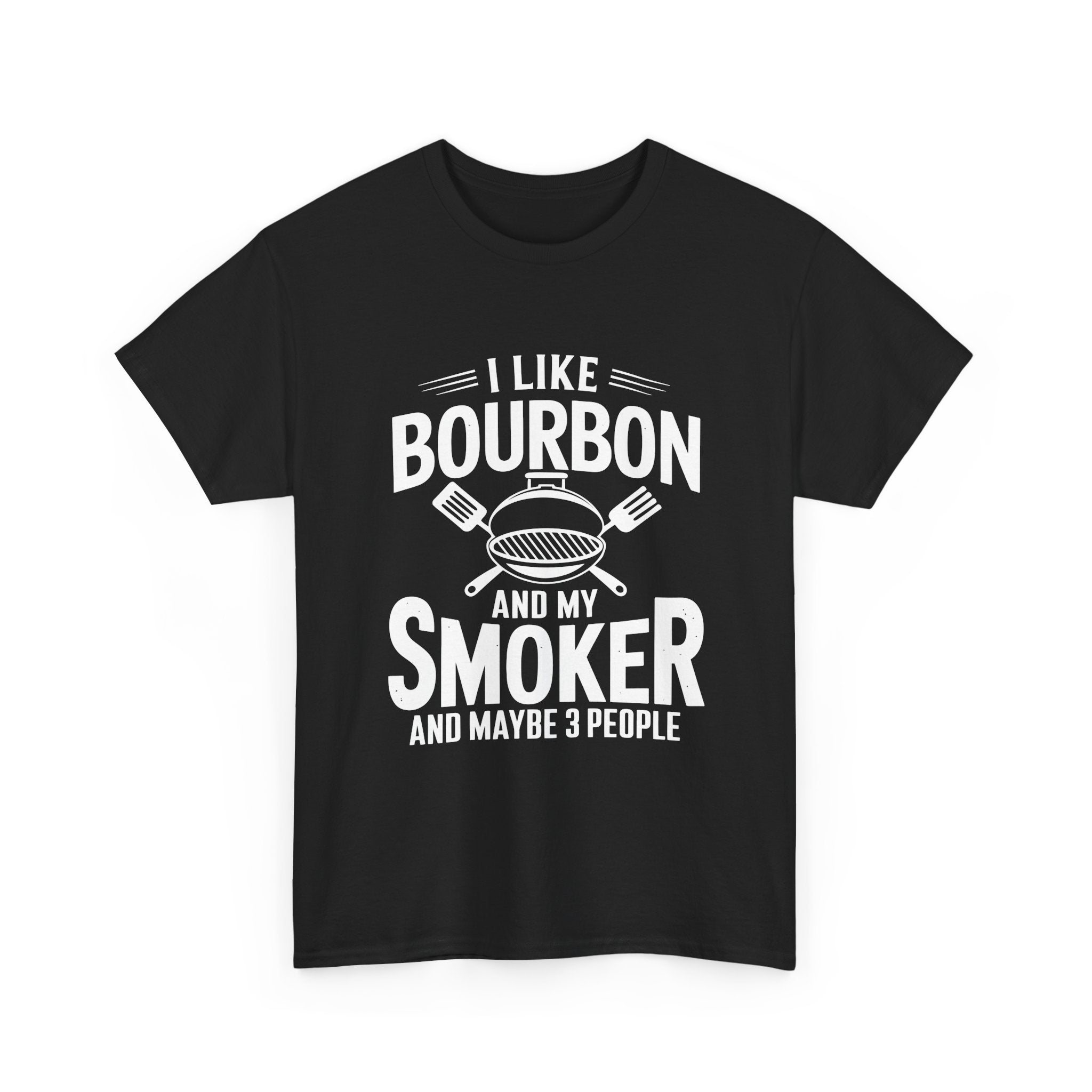 Bourbon Smoker Funny BBQ T- Shirt Printify