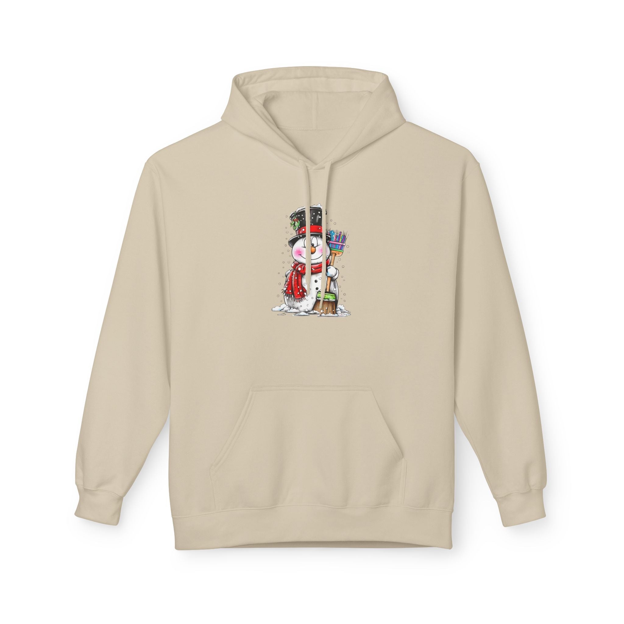 Winter Snowman Christmas Hoodie Printify
