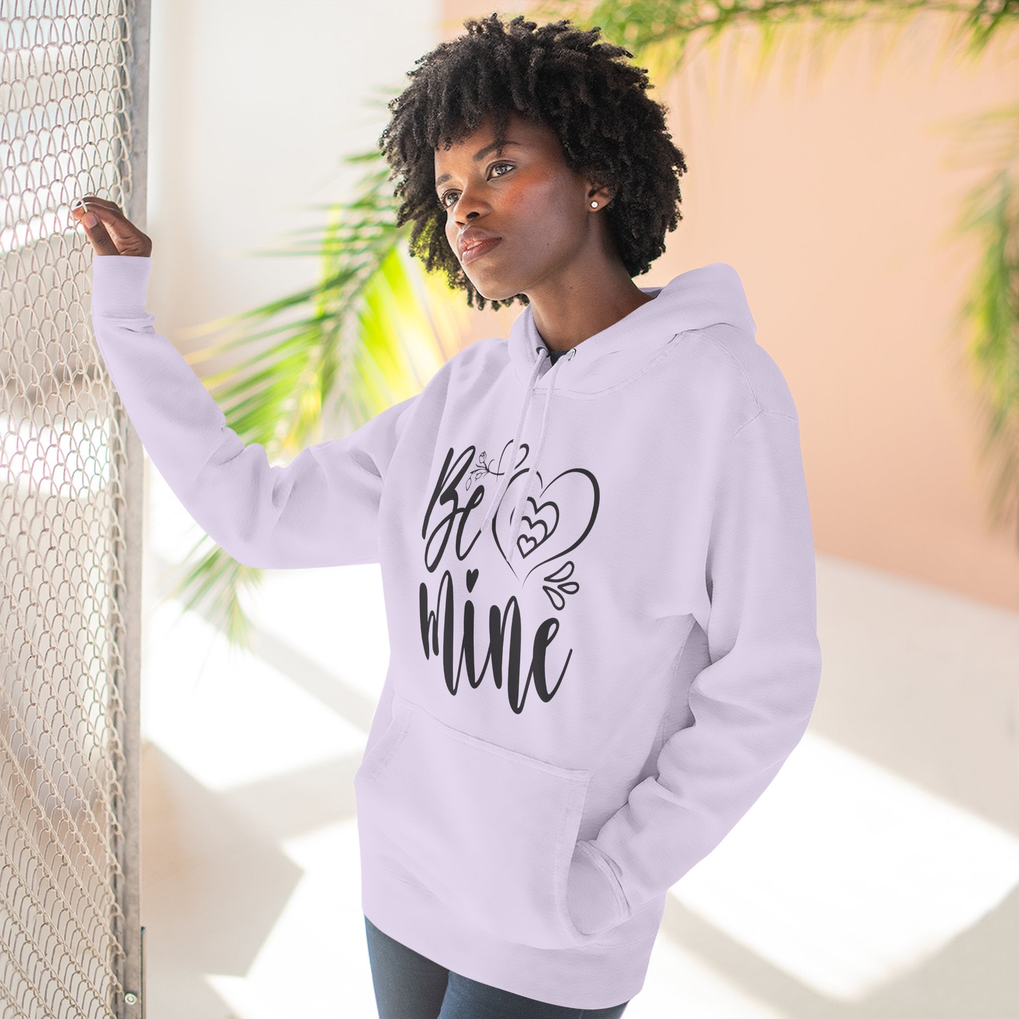 Be Mine - Romantic Heart Hoodie Printify