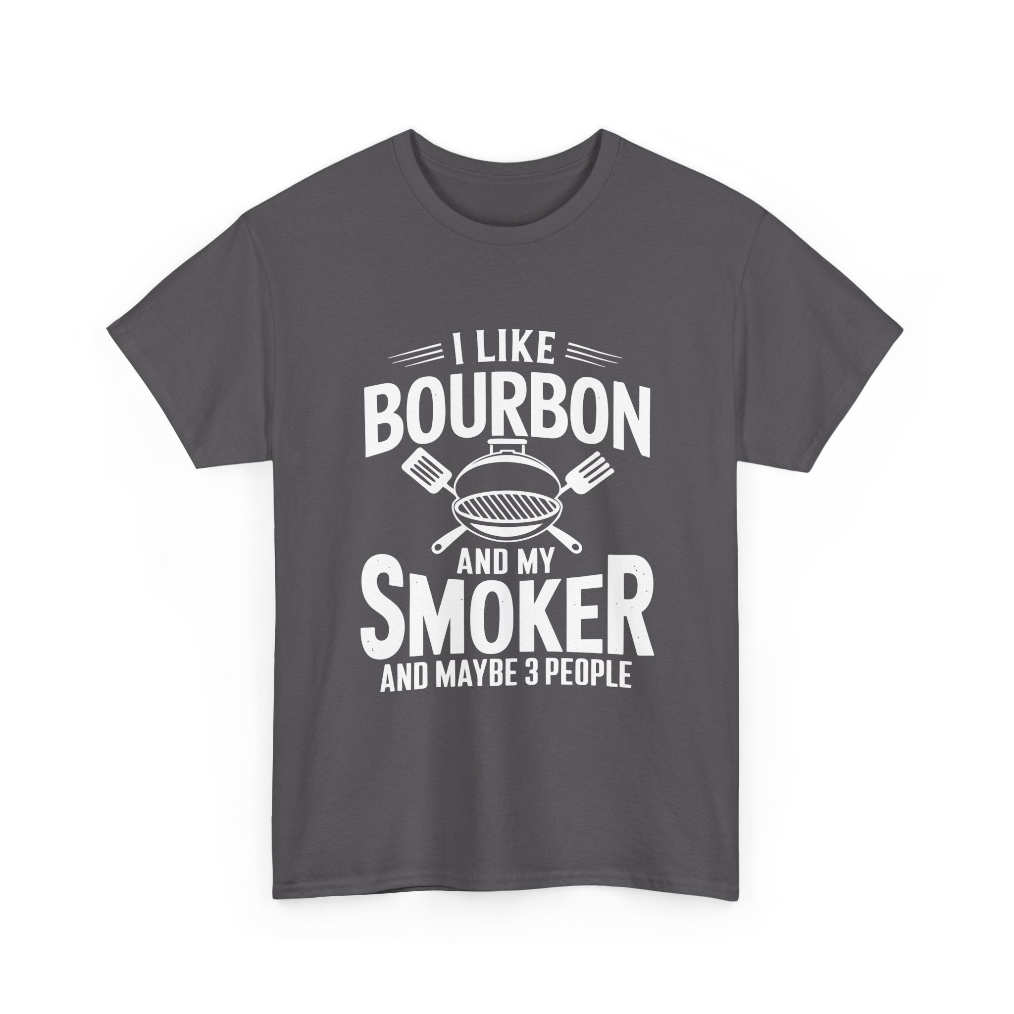 Bourbon Smoker Funny BBQ T- Shirt Printify