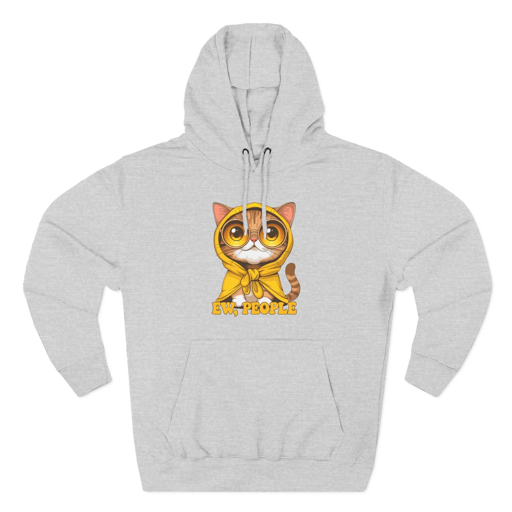 Cat in Raincoat Hoodie Printify
