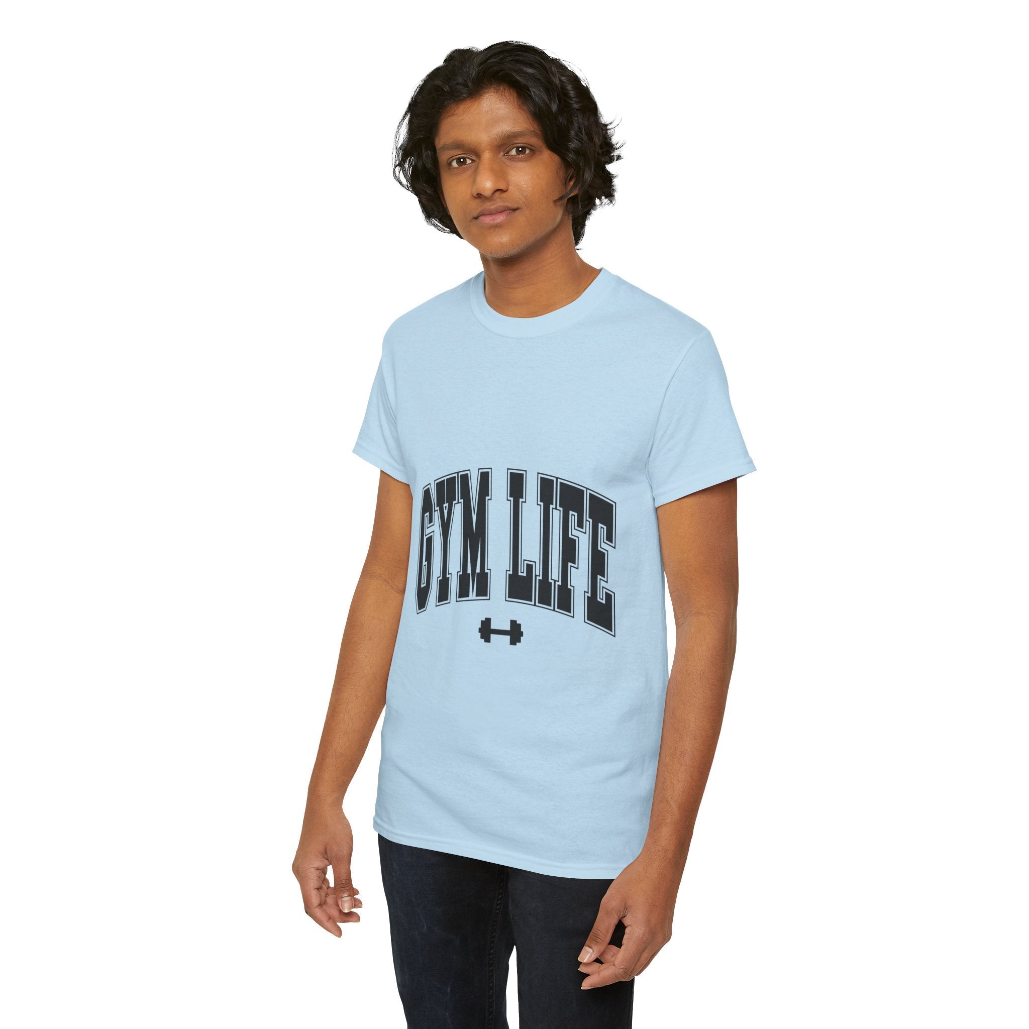 Gym Life Unisex Heavy Cotton T- Shirt Printify