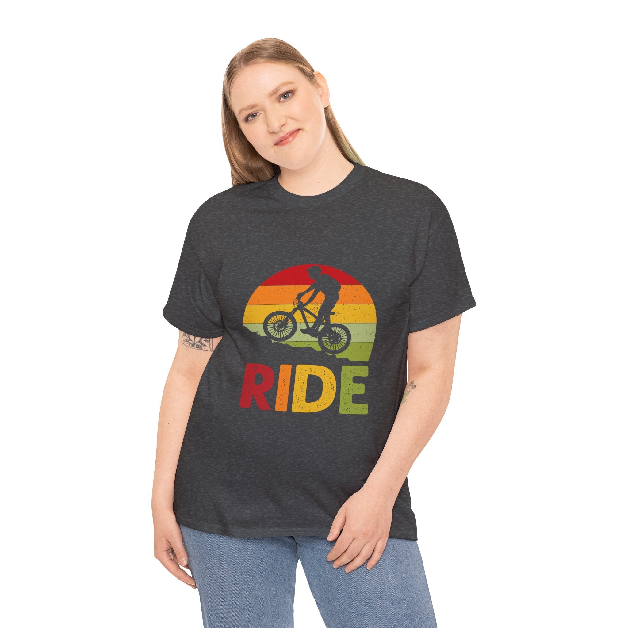 MTB Biking Graphic T-Shirt Printify