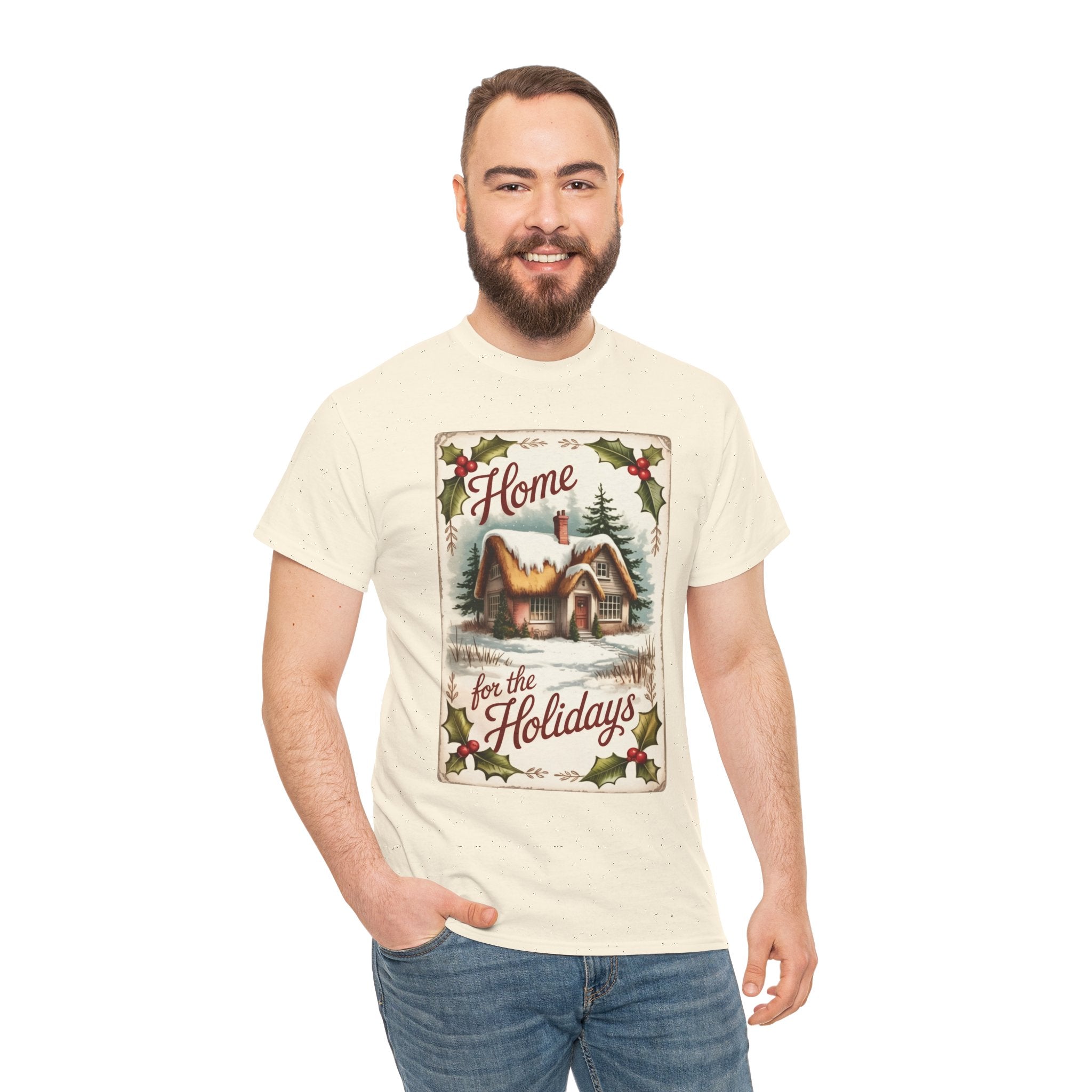 Home for the Holidays Unisex T- Shirt Printify