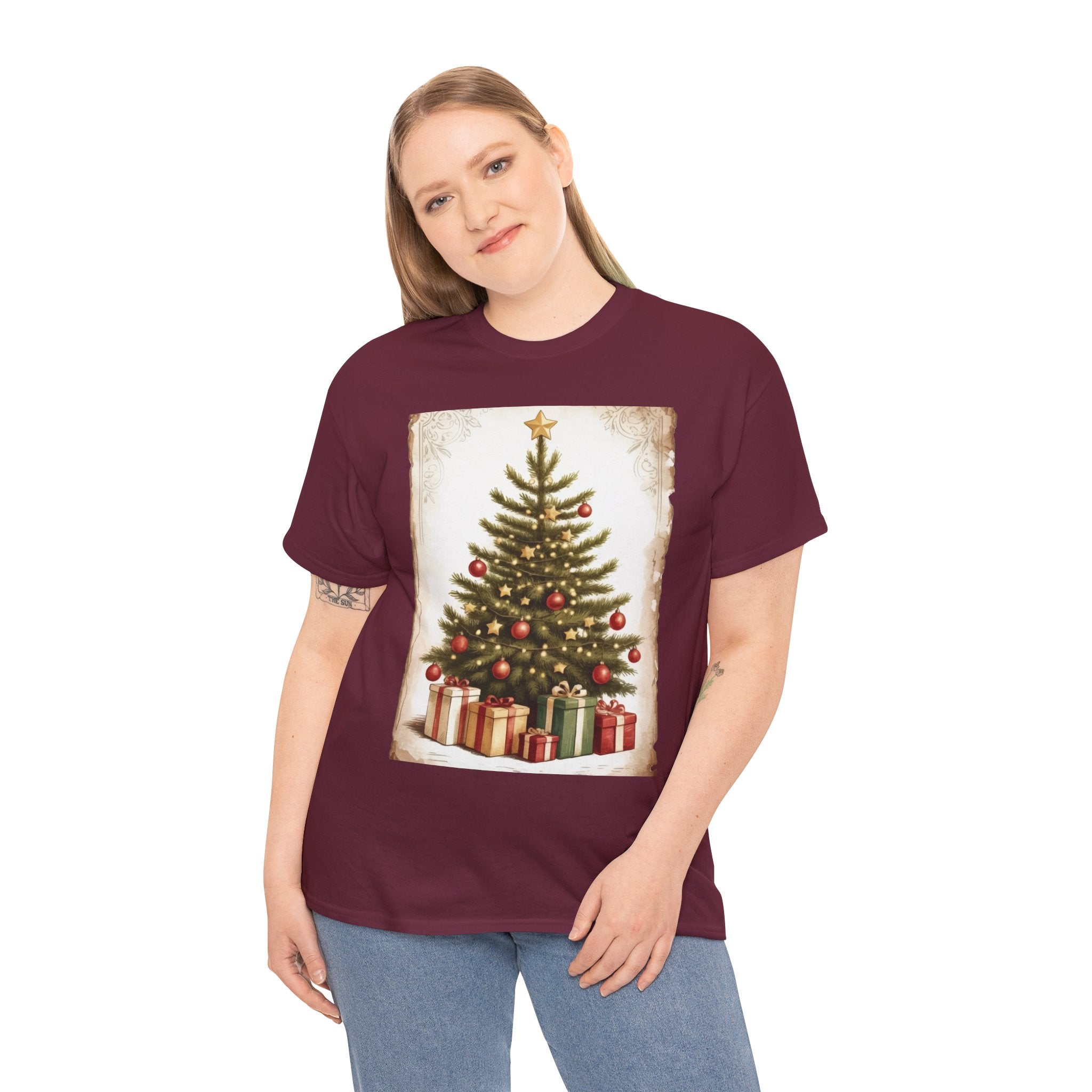 Christmas Tree Unisex T- Shirt Printify