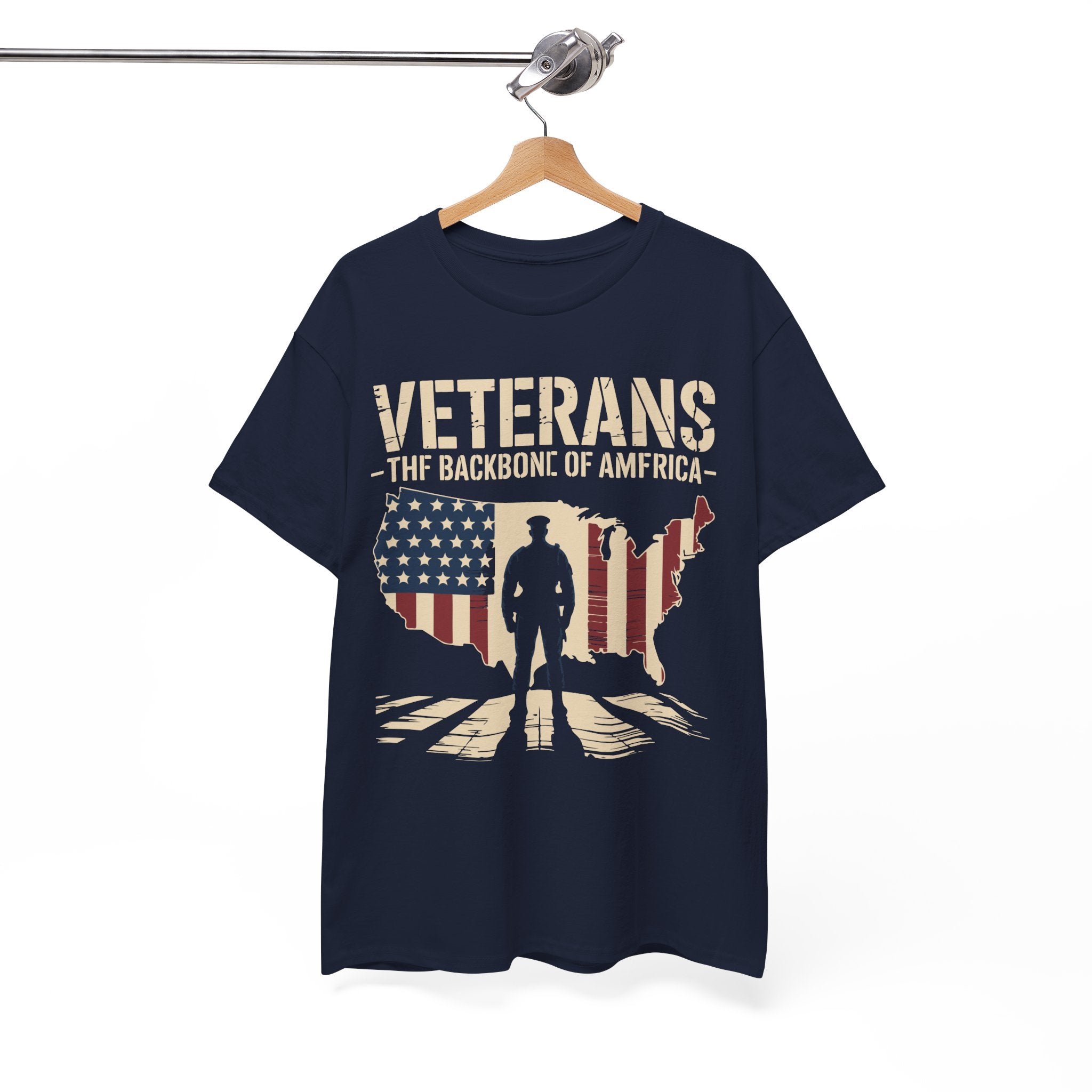 Veterans Tribute the Backbone of America T-Shirt Printify