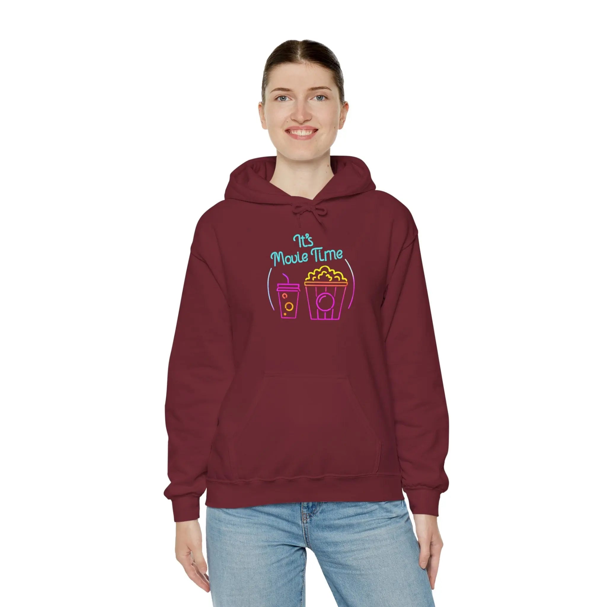 Uniusex Movie Night Hoodie Printify