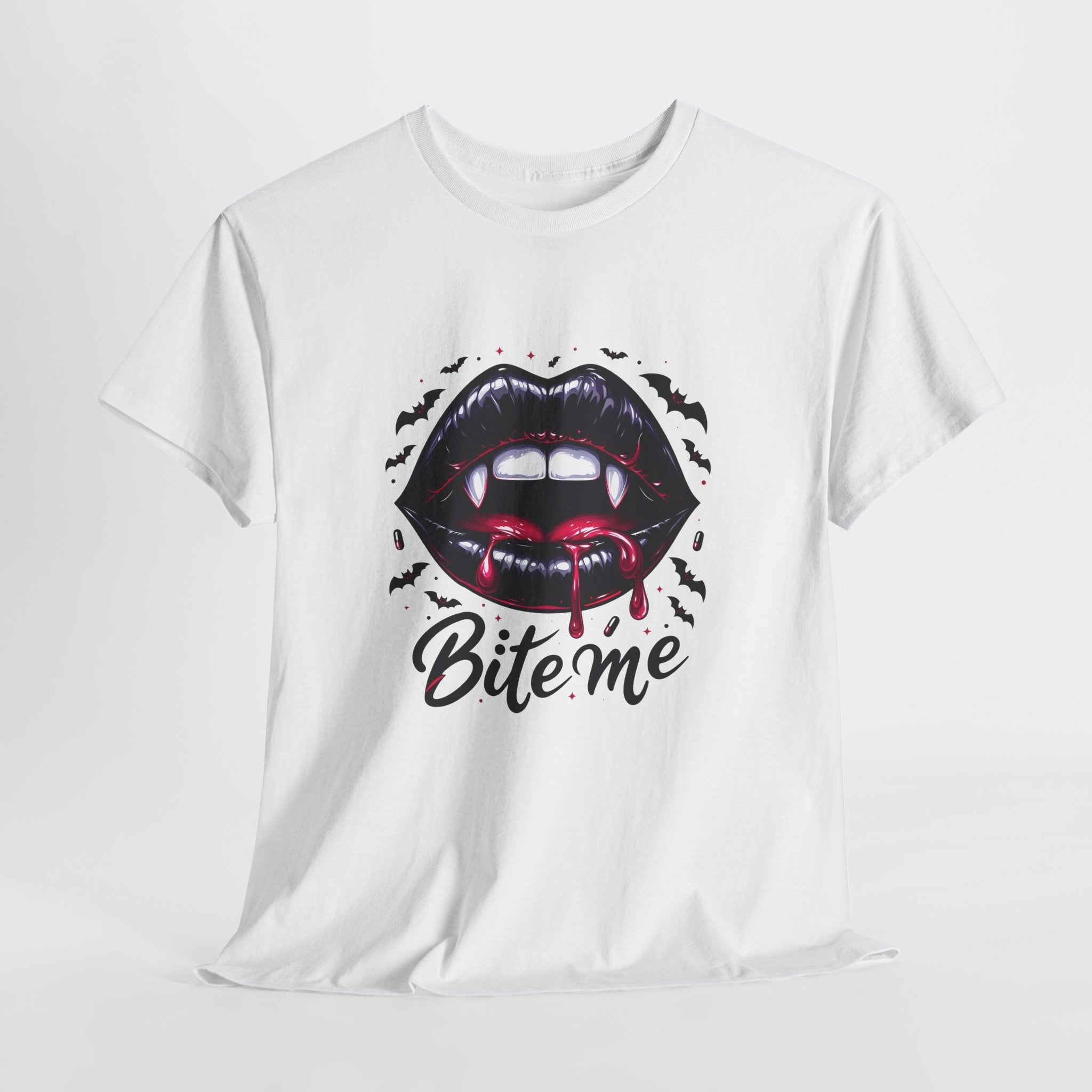 Bite Me Vampire Halloween T- Shirt Printify