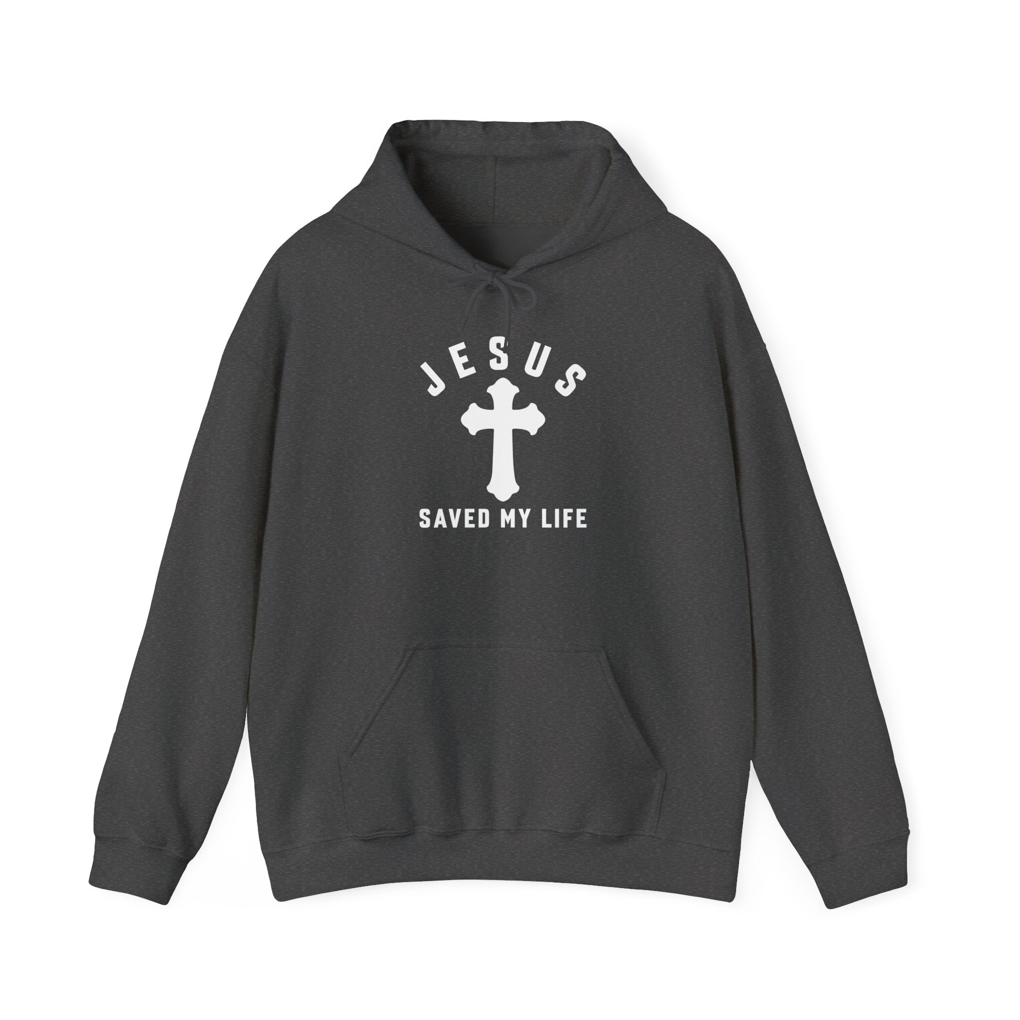 Christian Hoodie "Jesus Saved My Life" Printify