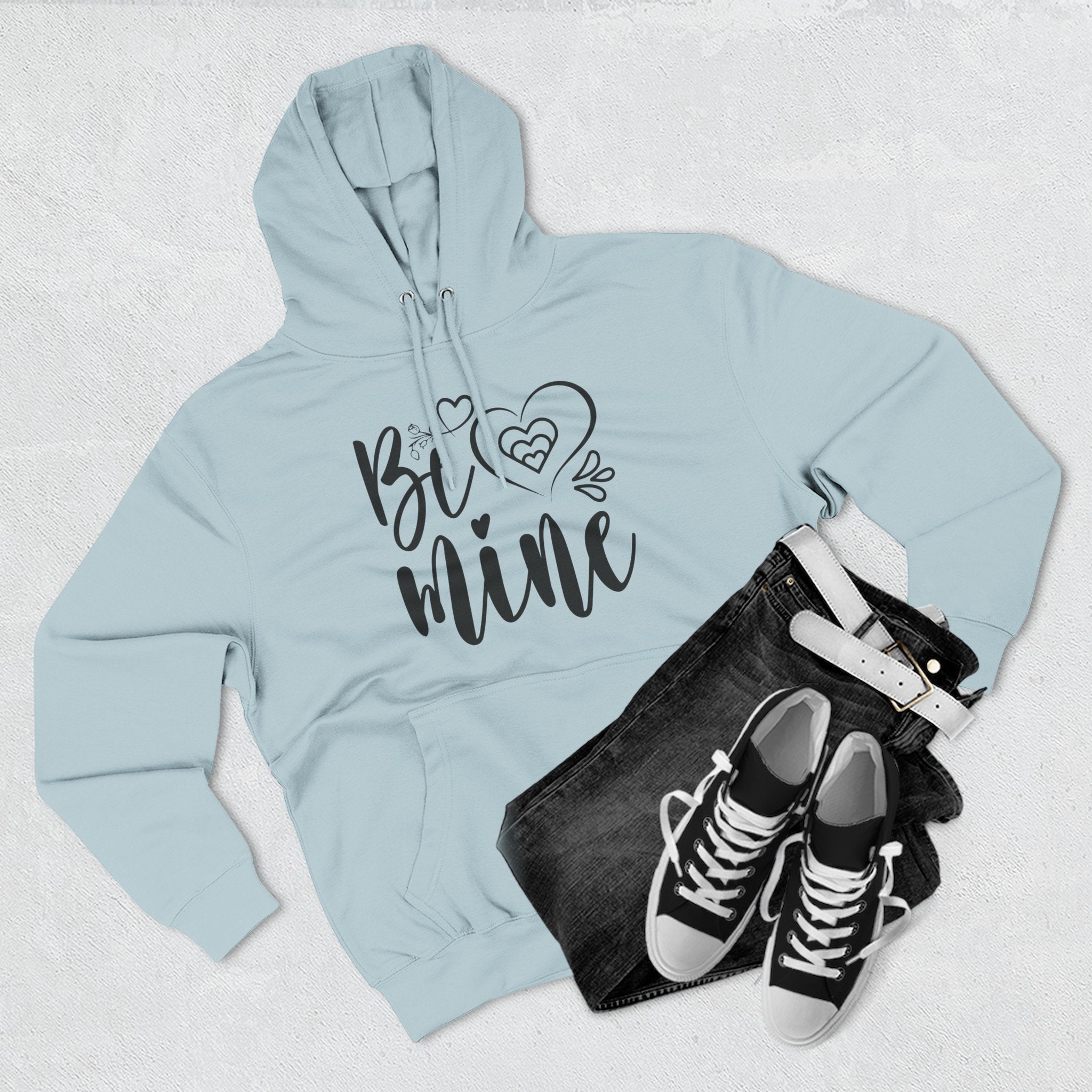 Be Mine - Romantic Heart Hoodie Printify