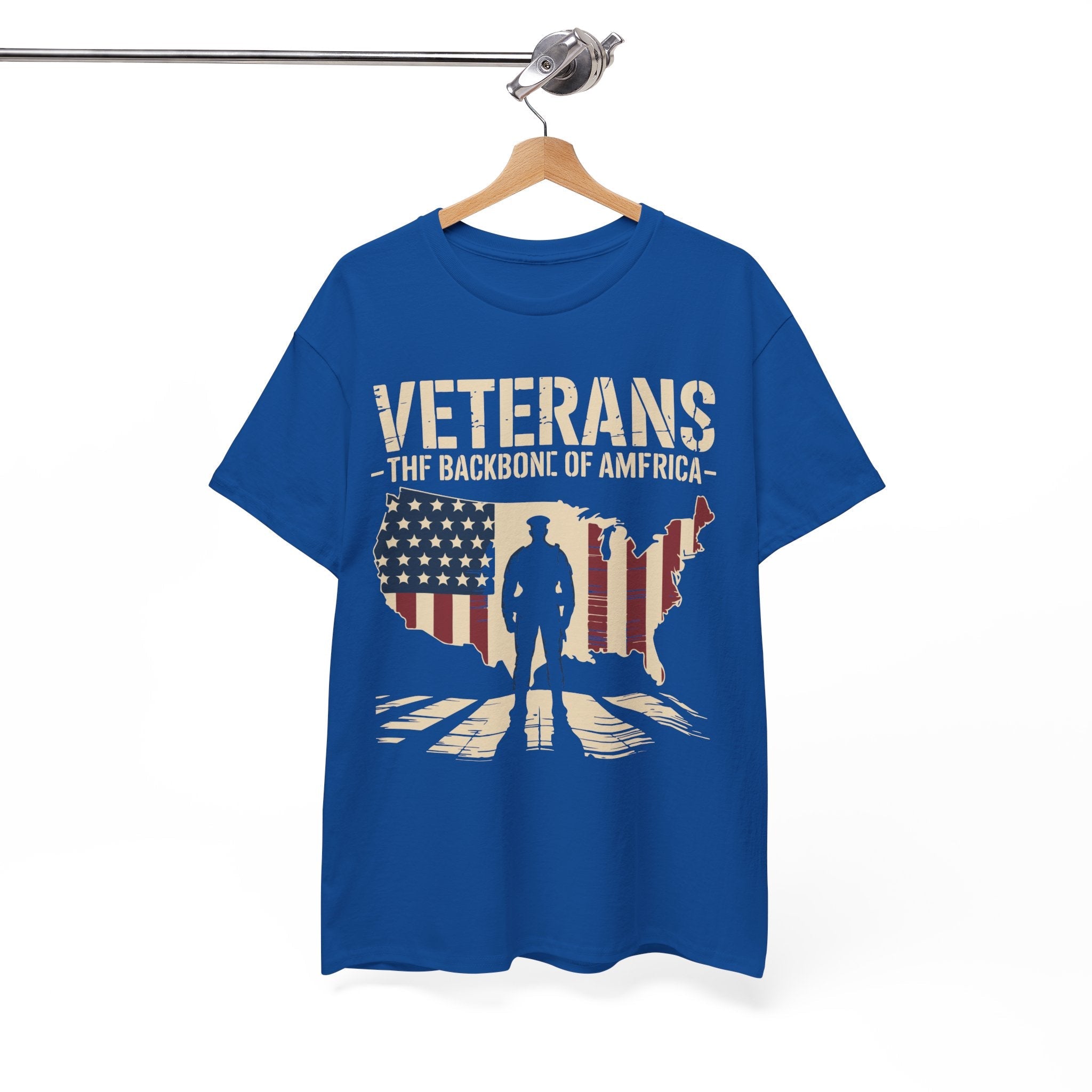 Veterans Tribute the Backbone of America T-Shirt Printify