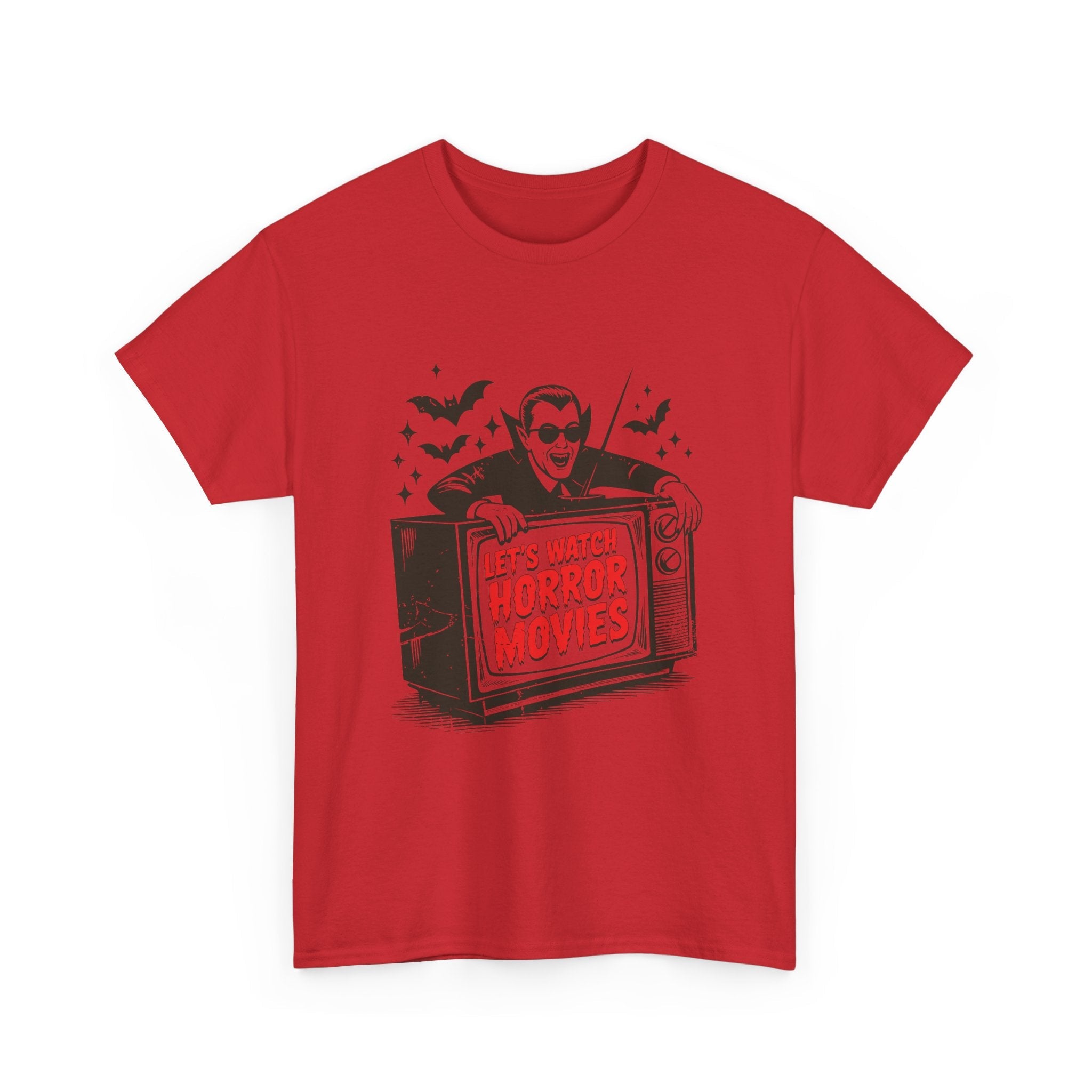 Let's Watch Horror Movies Unisex T-Shirt Printify